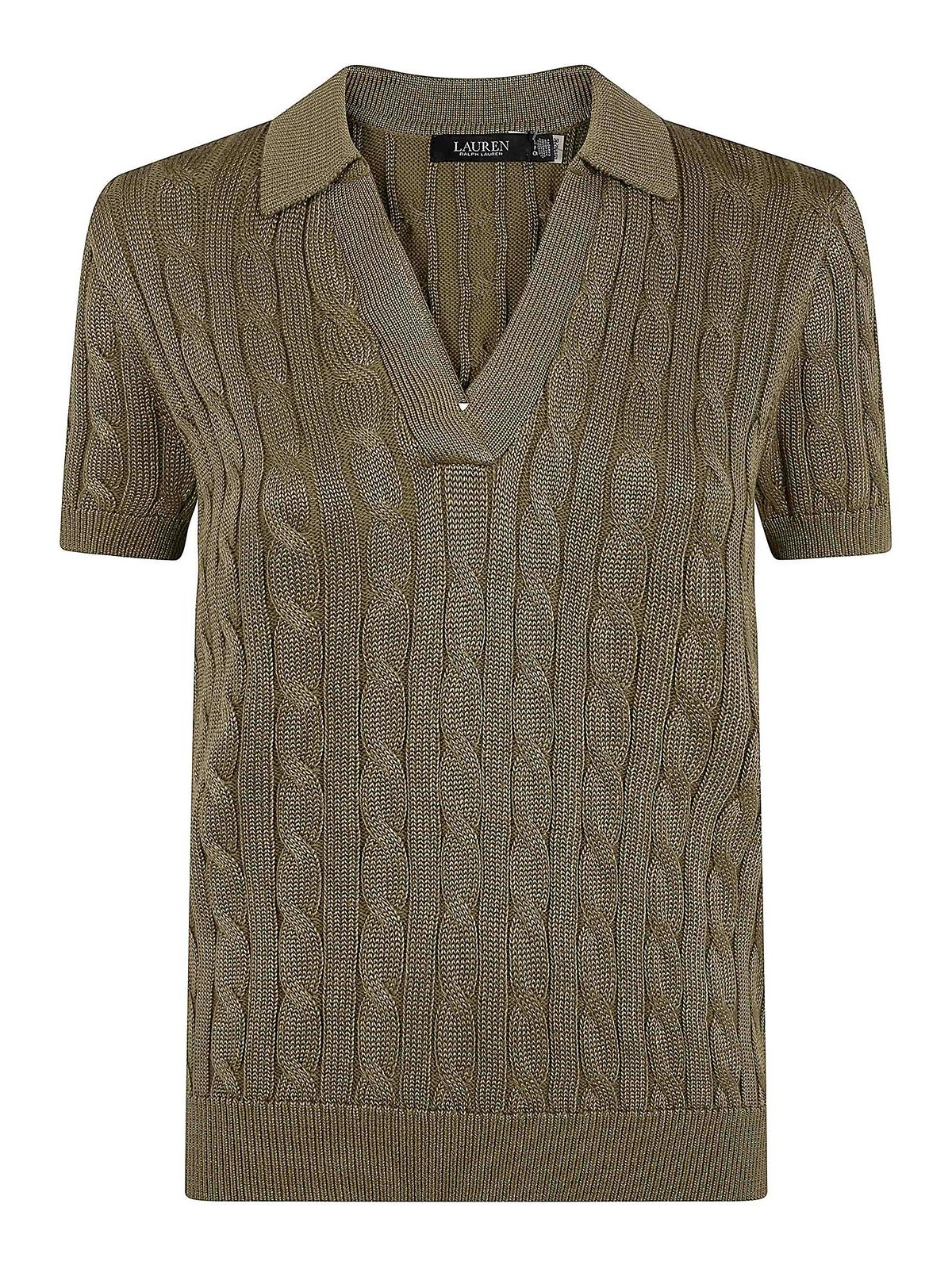 Lauren Ralph Lauren Pull Col Rond - Vert