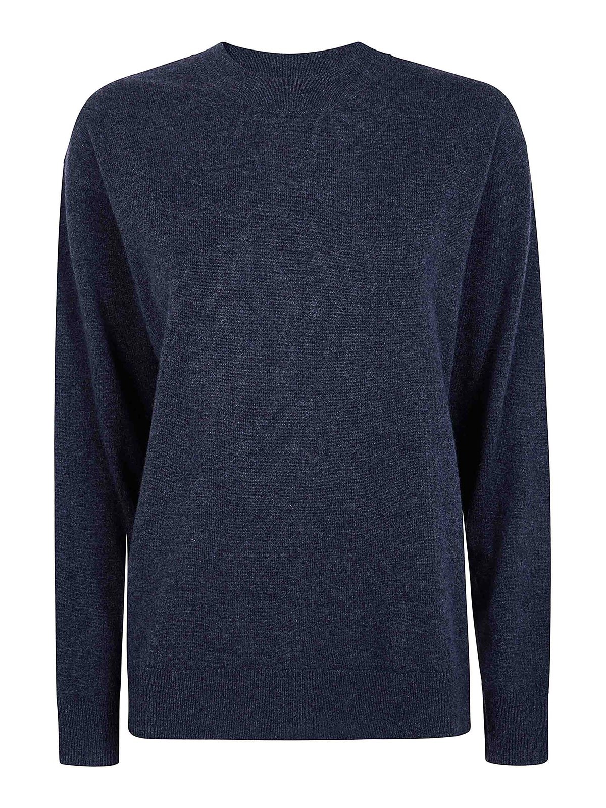 P.a.r.o.s.h Cashmere Round Neck Sweater In Grey