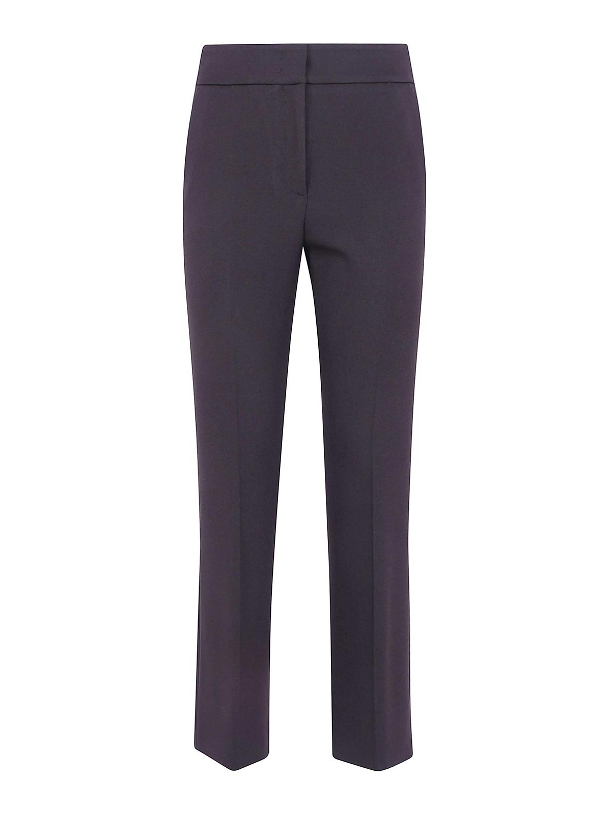Peserico Flared Crop Trousers In Brown