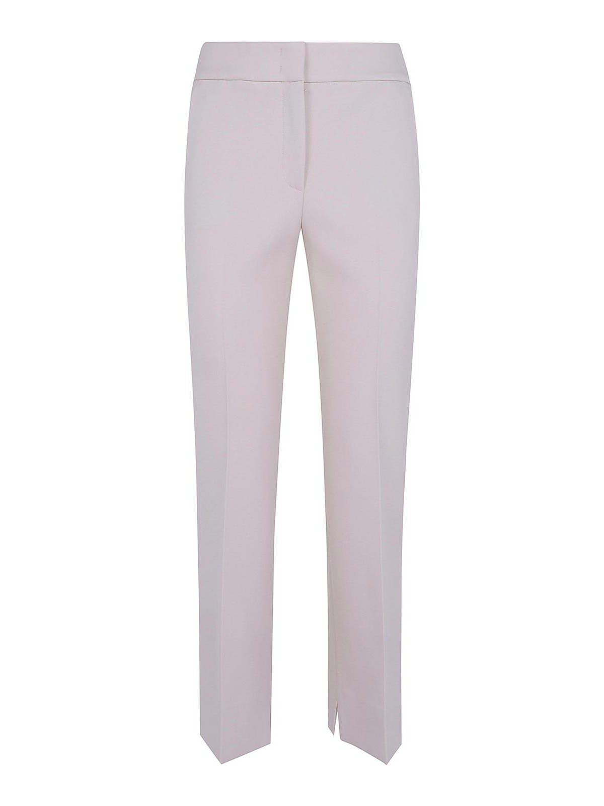 Peserico Flared Crop Trousers In Nude & Neutrals