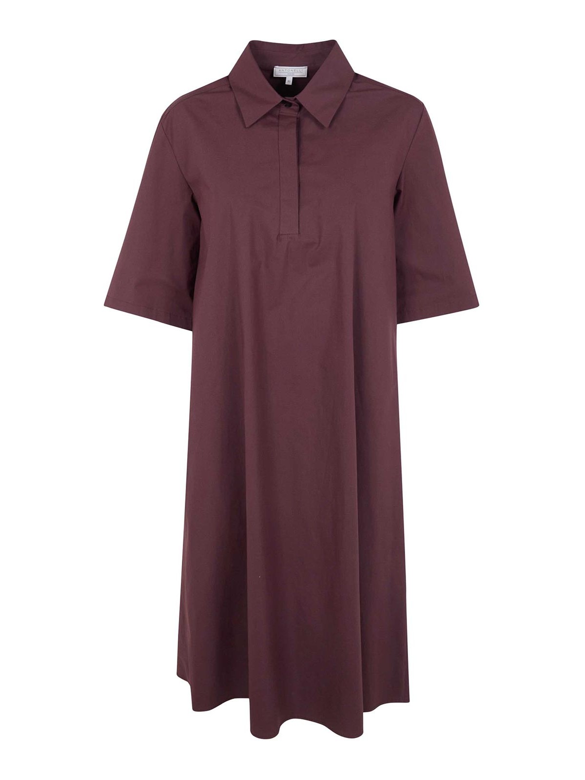 Antonelli Firenze Robe Au Genou - Marron