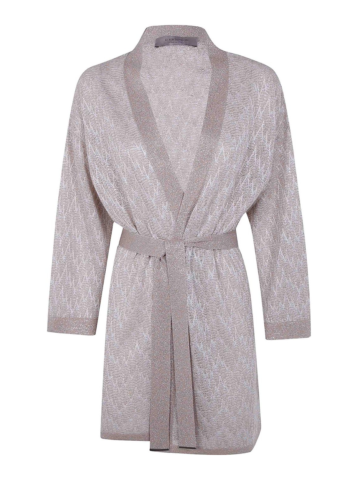 D. Exterior Cardigan - Métallique