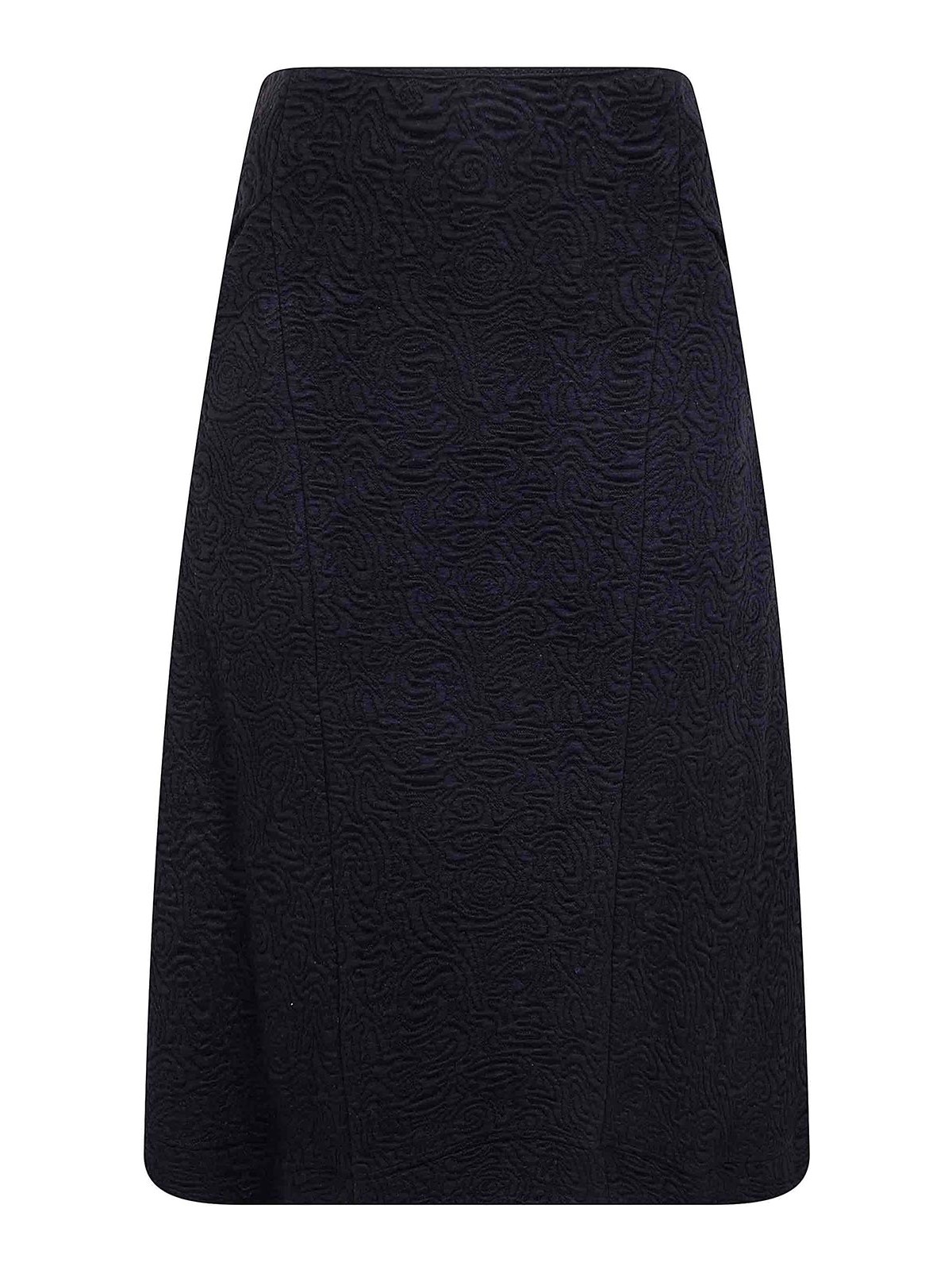 Dries Van Noten Husosy Flared Midi Skirt In Black