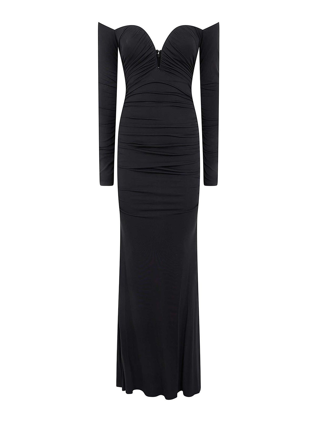 Elisabetta Franchi Maxi Robe - Noir