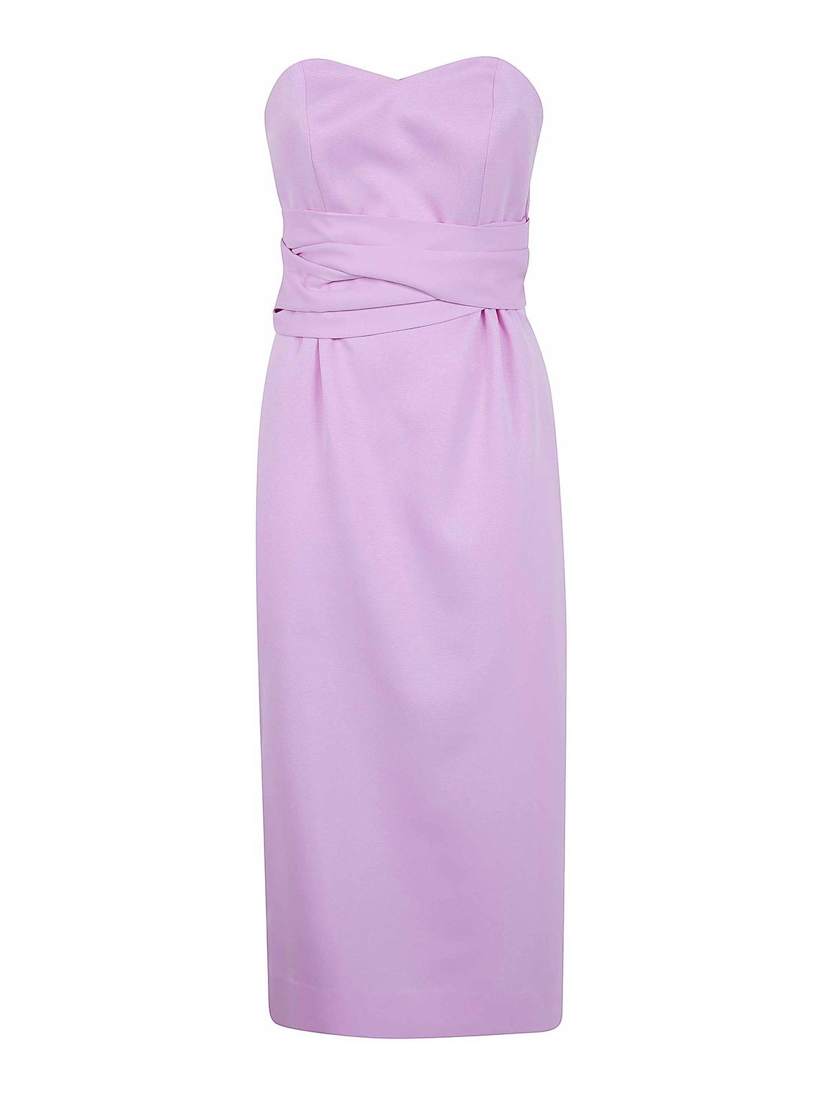 Essentiel Antwerp Juror Bustier Dress In Pink
