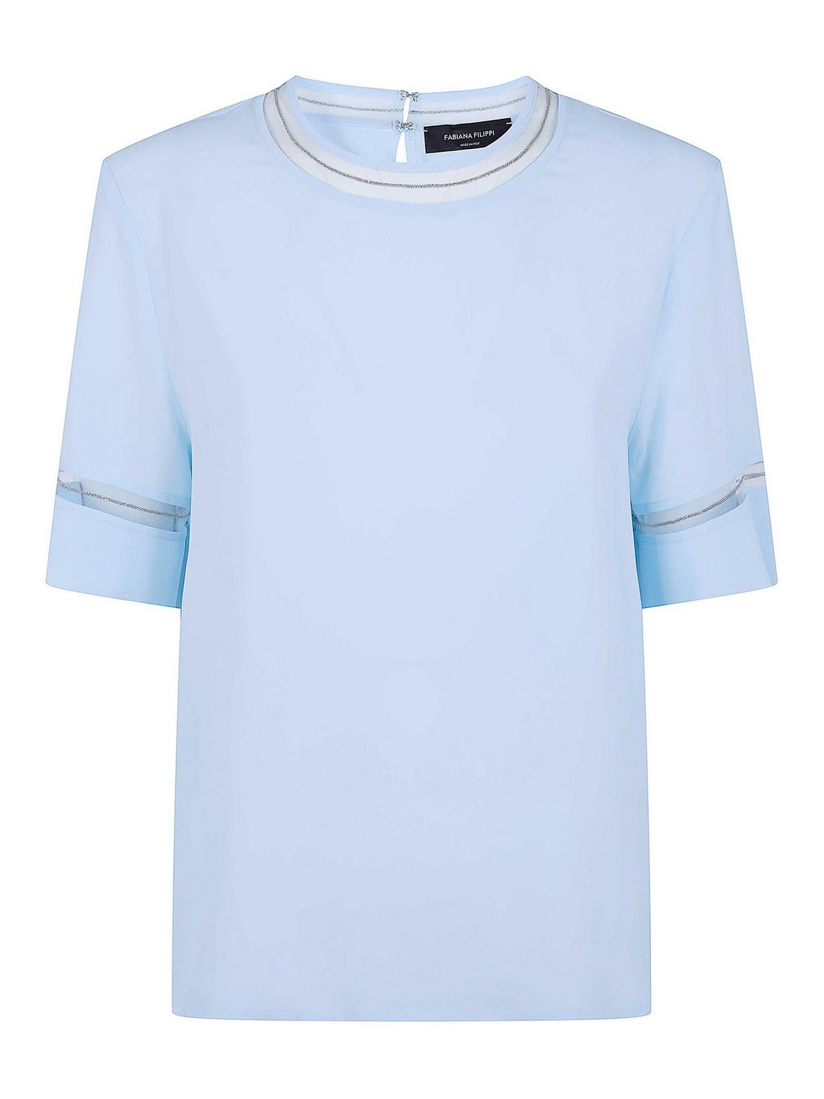 Fabiana Filippi Campagna Tshirt In Blue