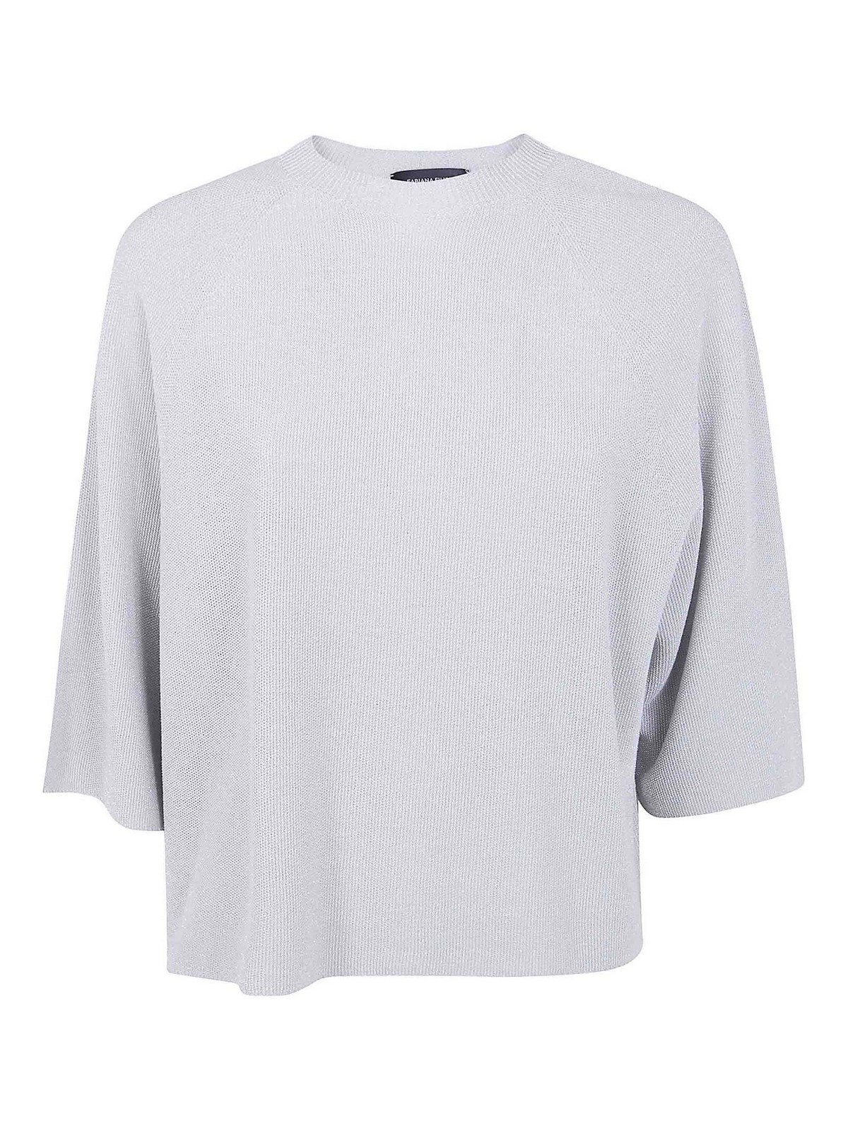 Fabiana Filippi Pull Col Rond - Gris