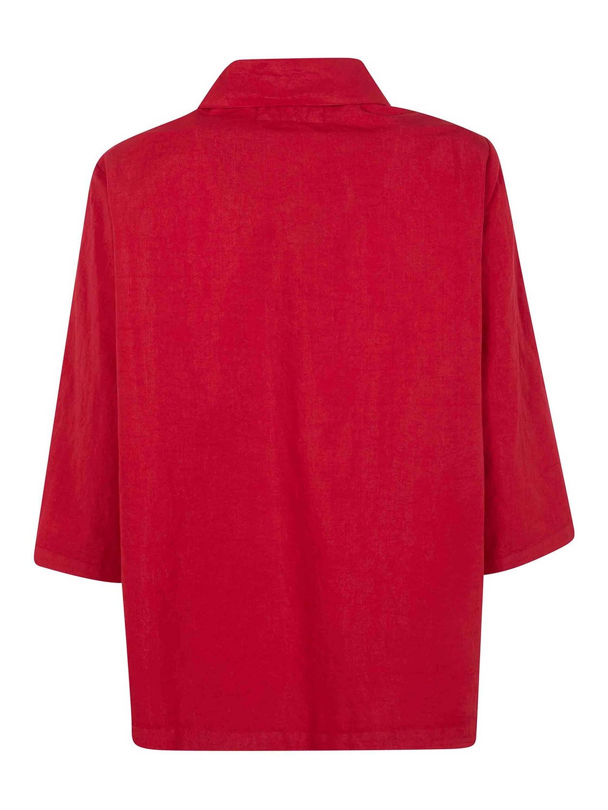 Labo.art Olivia Pulla Cotton Jacket In Red