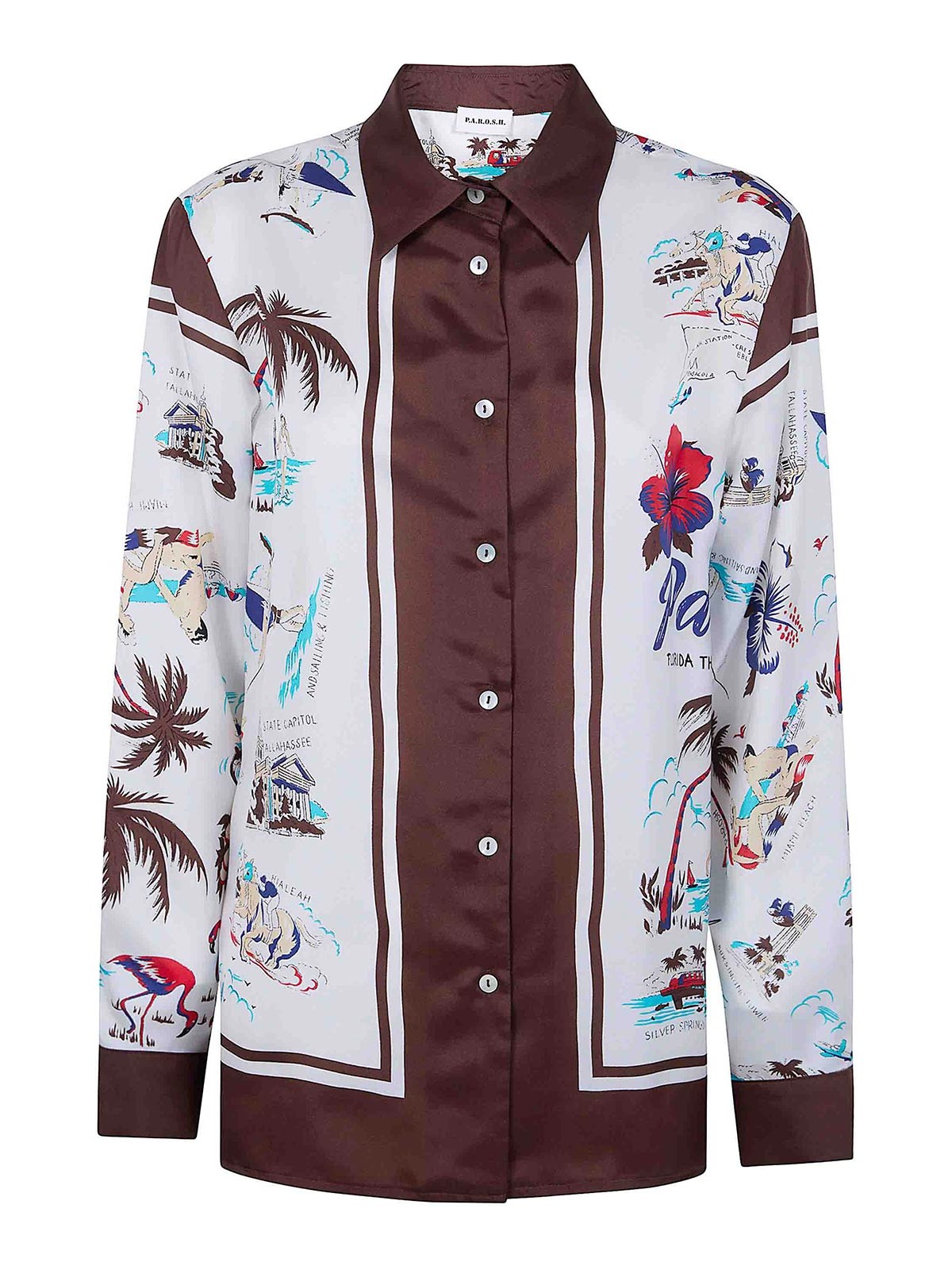 P. A.R. O.S. H. Chemise - Marron
