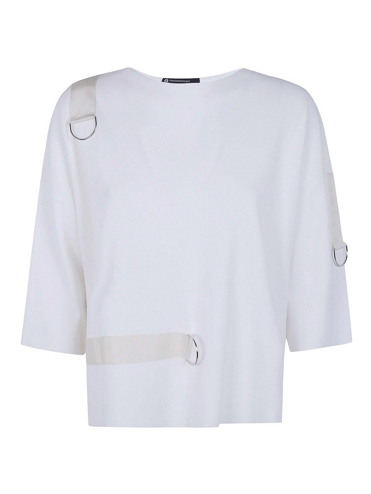 PierAntonio Gaspari Pull Col Rond - Blanc