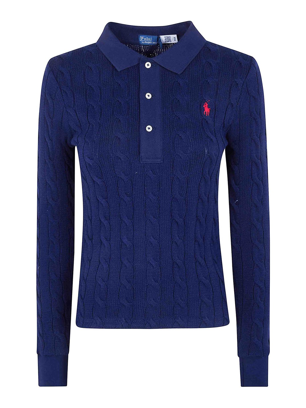 Polo Ralph Lauren Long Sleeves Polo Shirt In Blue