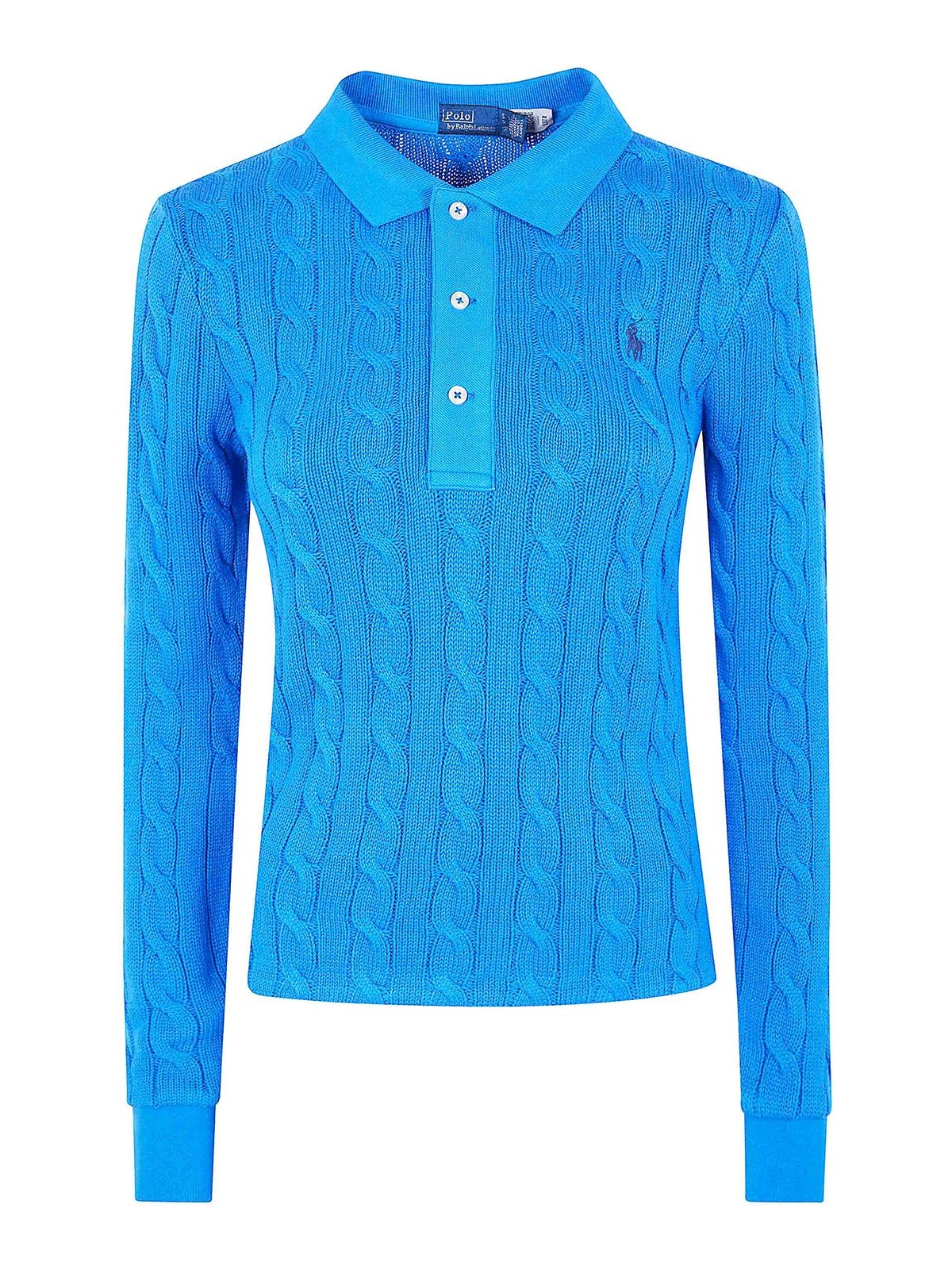 Polo Ralph Lauren Long Sleeves Polo Shirt In Blue