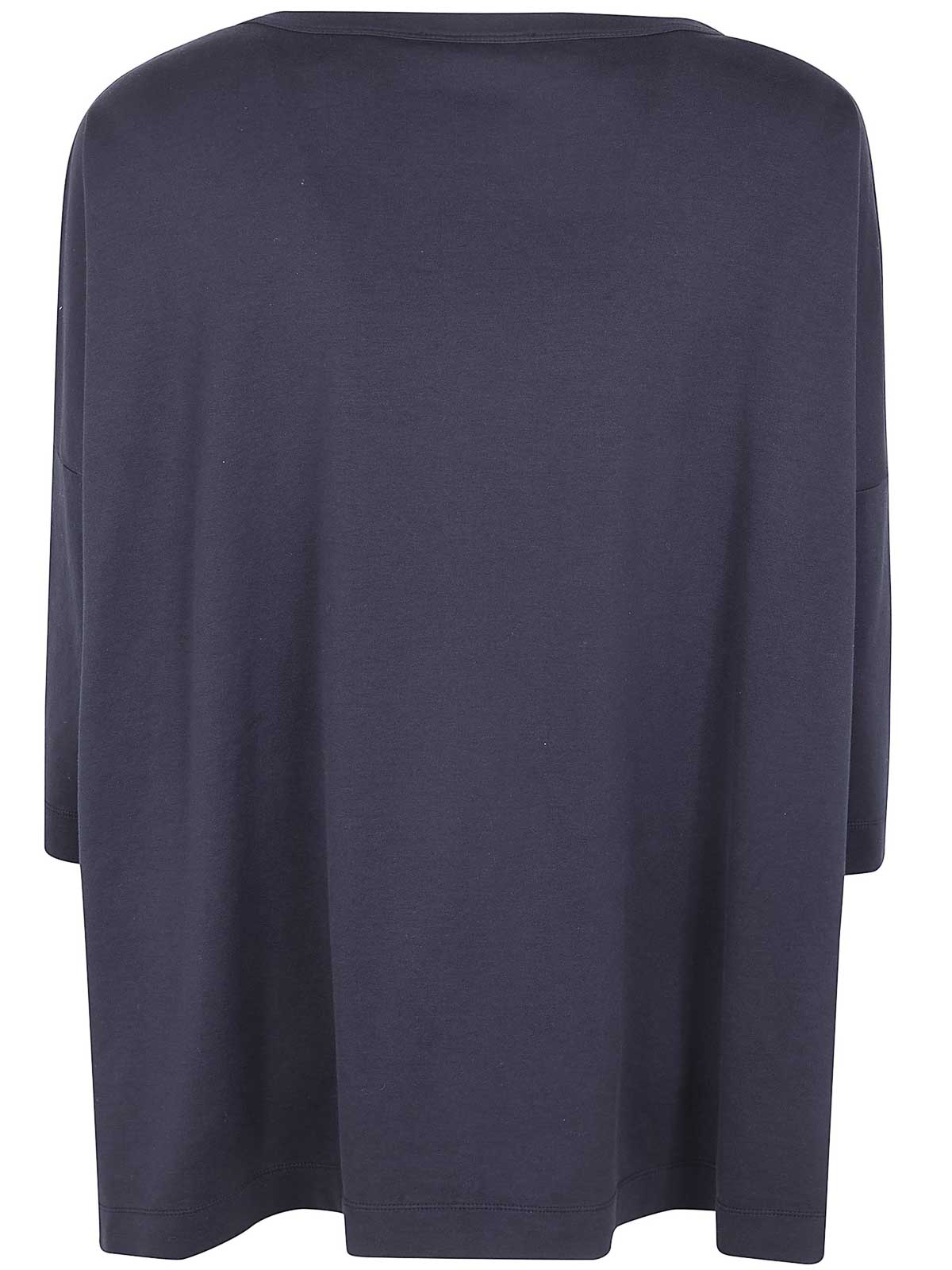 Shirt C-zero Oversized Boat Neck T-shirt In Black