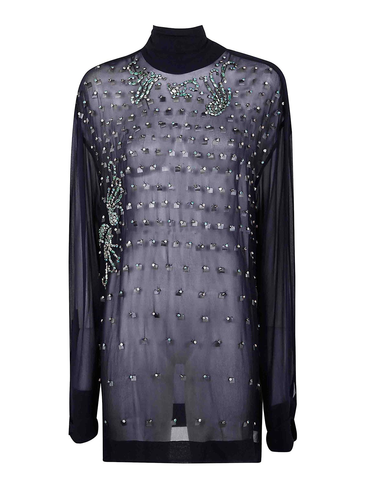 Dries Van Noten Chemise - Bleu
