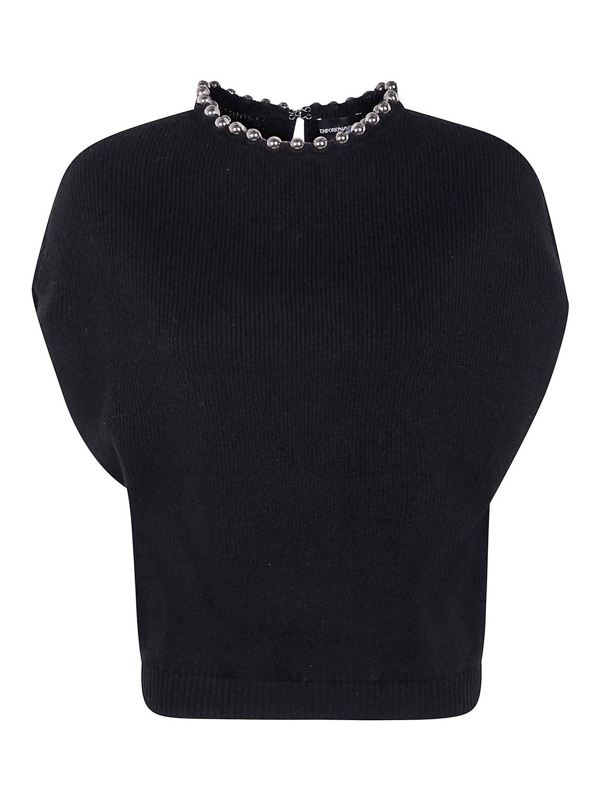Emporio Armani Pull Col Rond - Noir