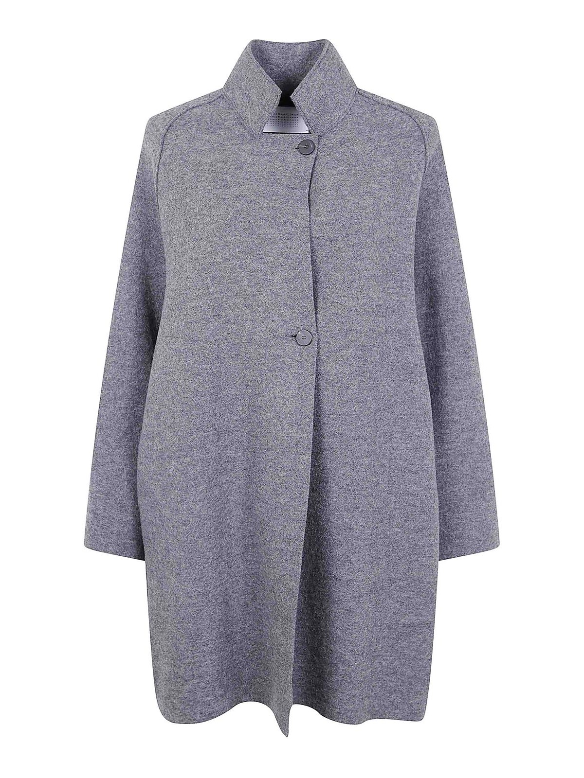 Harris Wharf London Manteau Au Genou - Gris