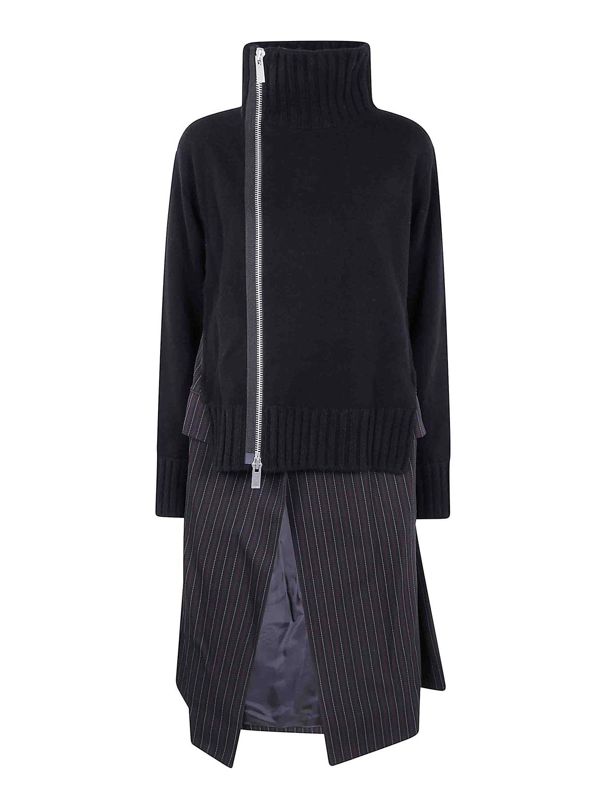 Sacai Robe Courte - Noir