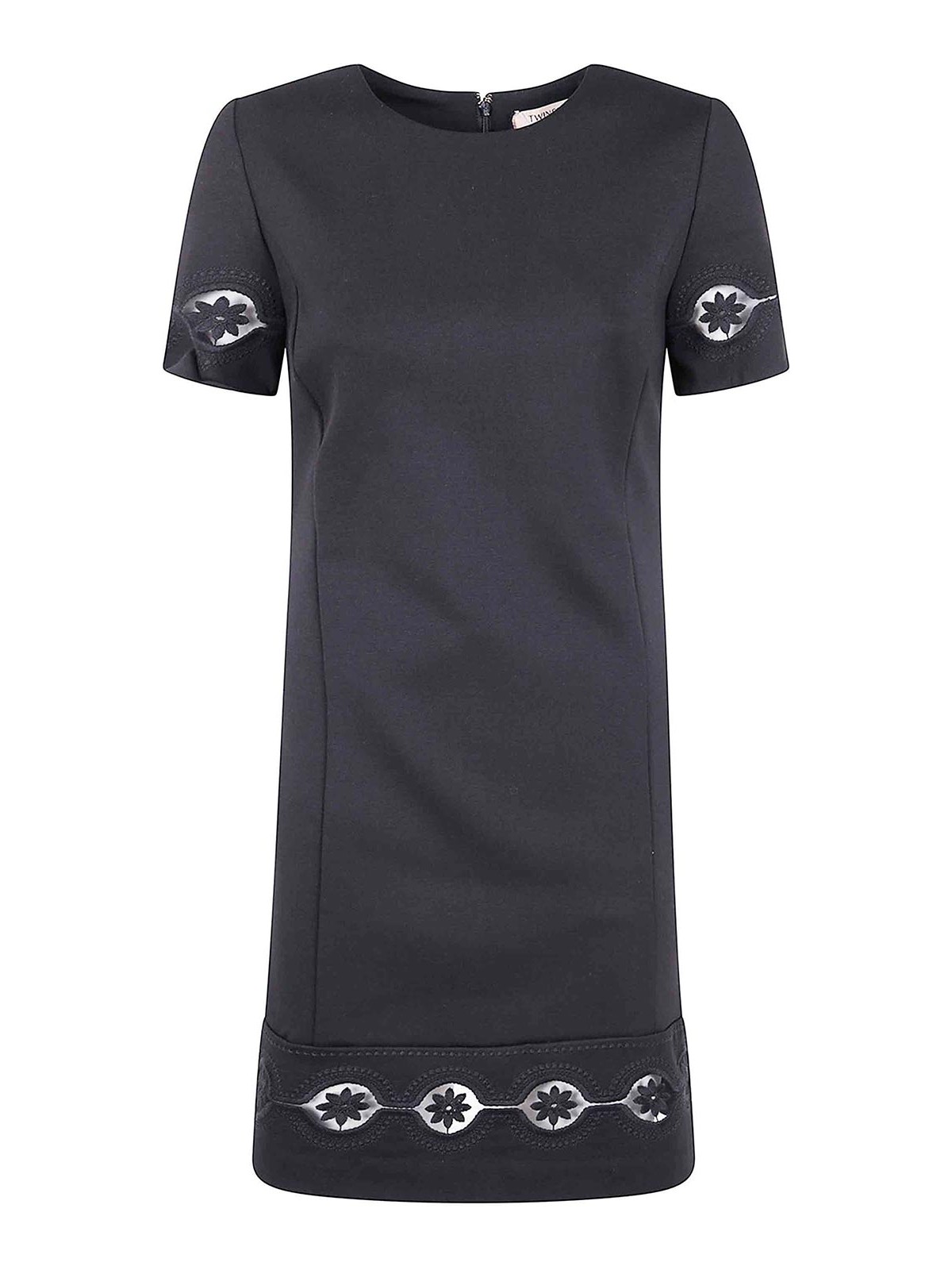 Twinset Robe Au Genou - Noir