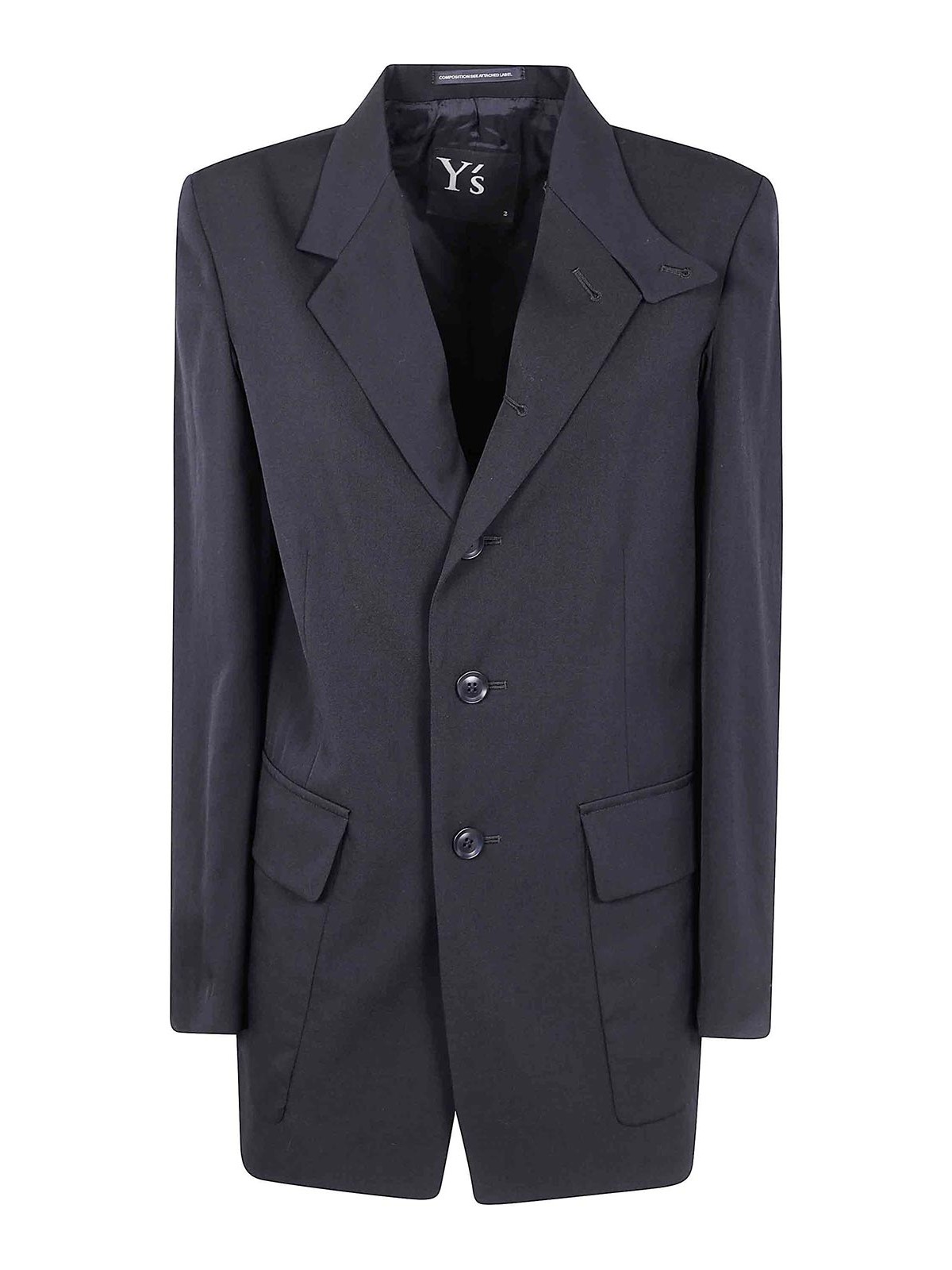 Y'S Veste Casual - Noir