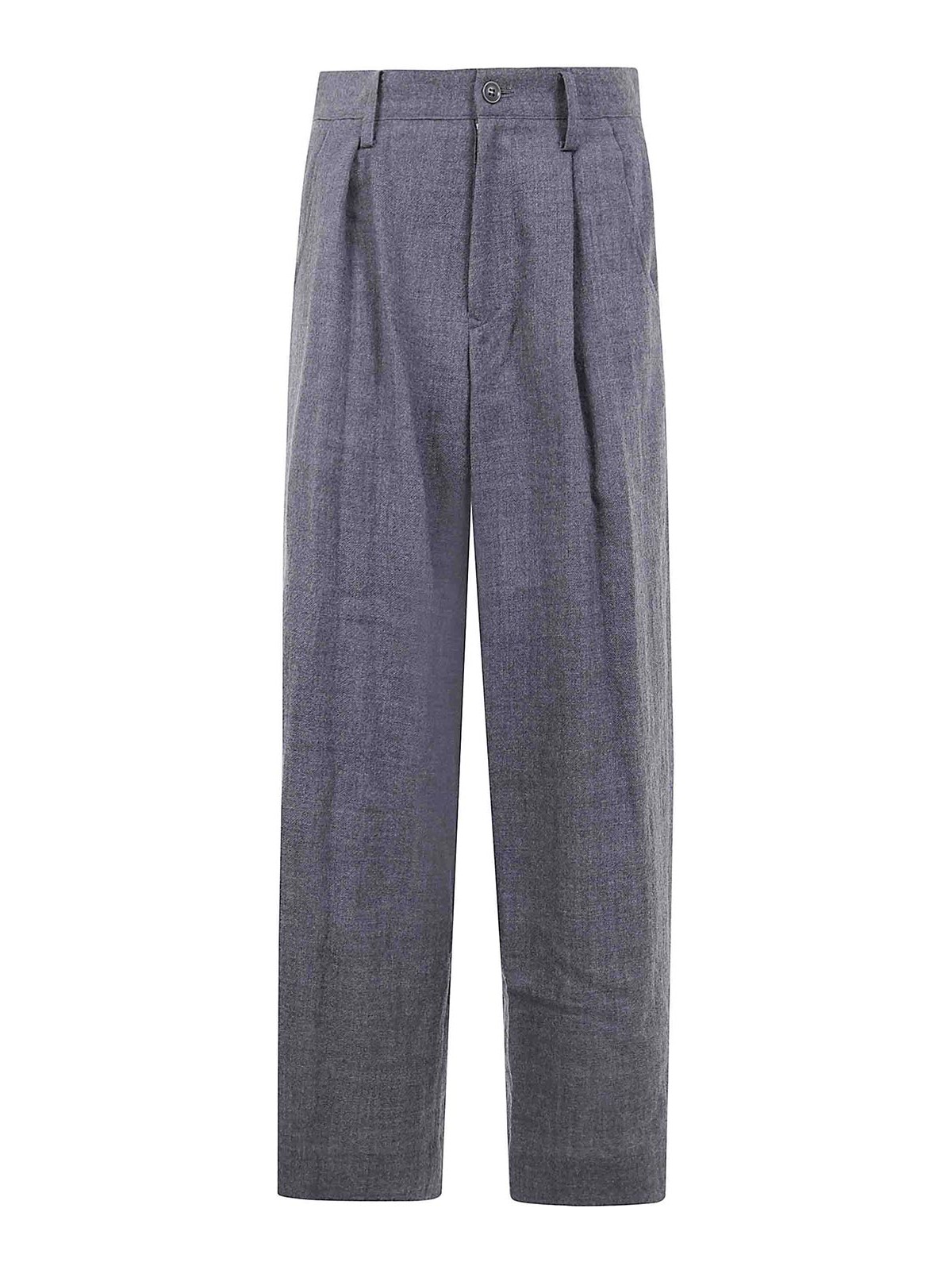 Y'S Pantalons Décontractés - Gris