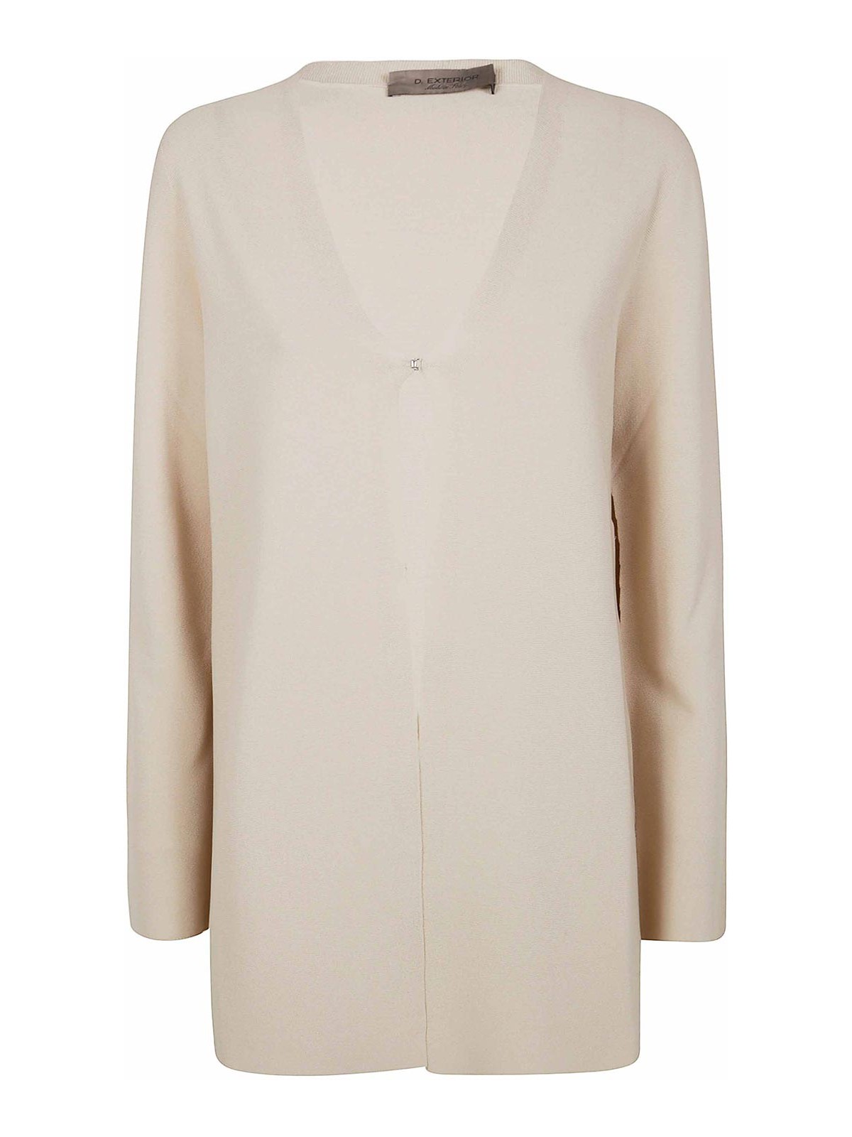 D. Exterior Cardigan - Blanc