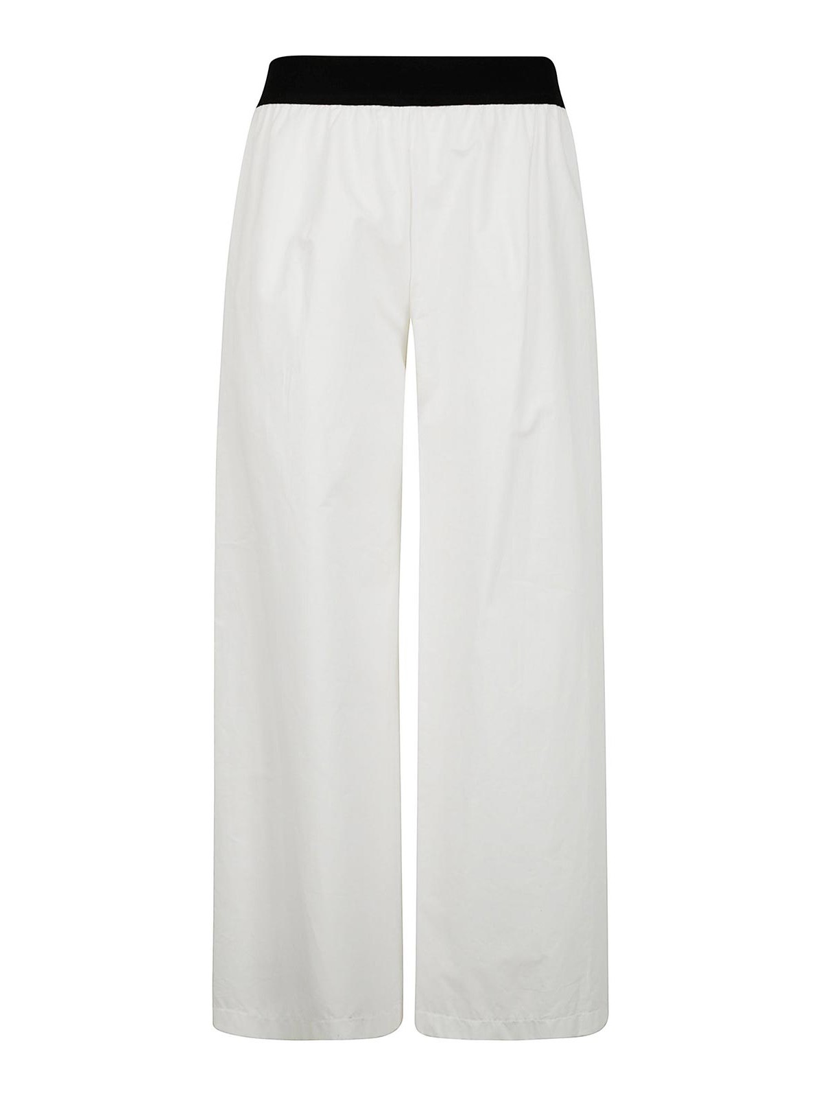 Maria Calderara Pantalons Décontractés - Blanc