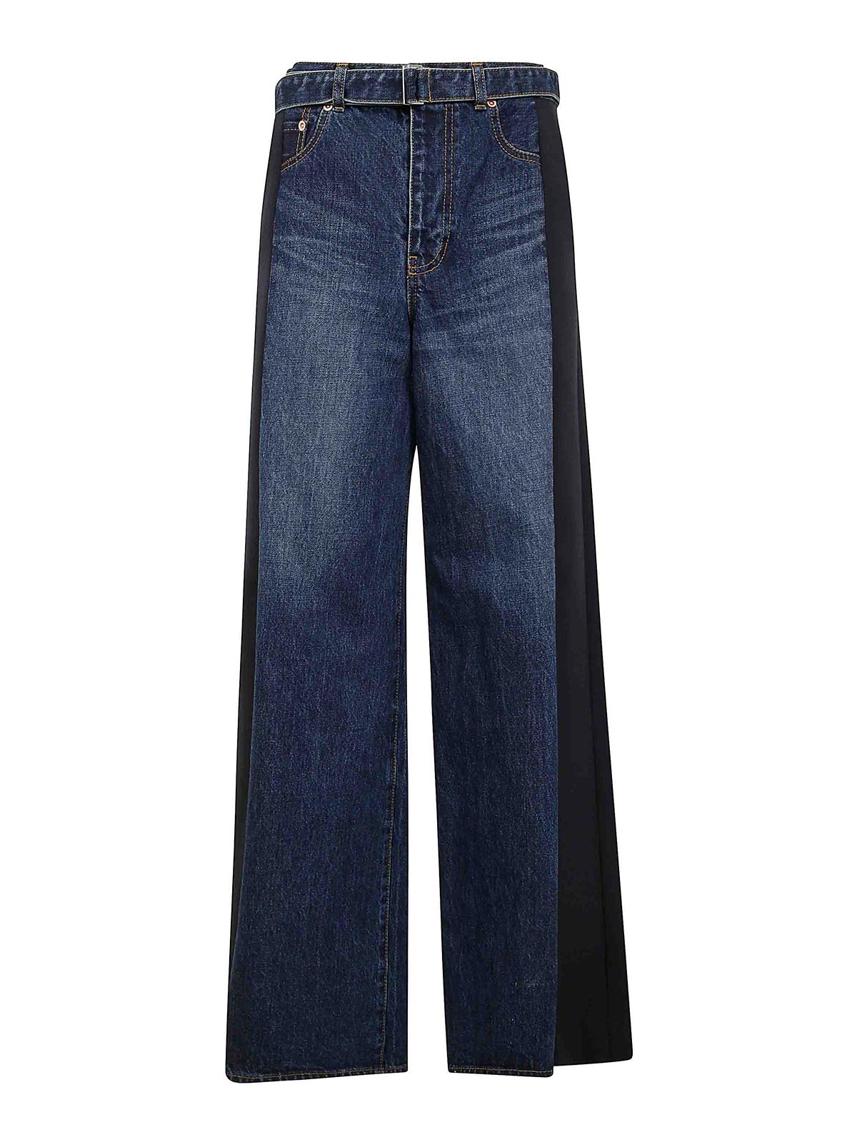 Sacai Pantalons Décontractés - Bleu