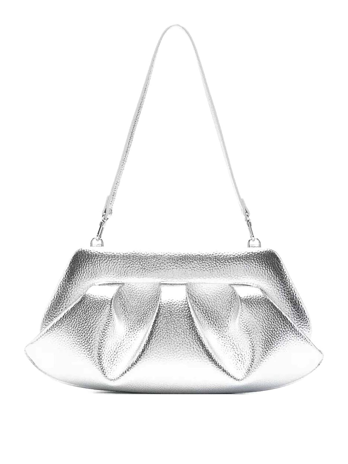 Themoirè Sac Porté Épaule - Métallique