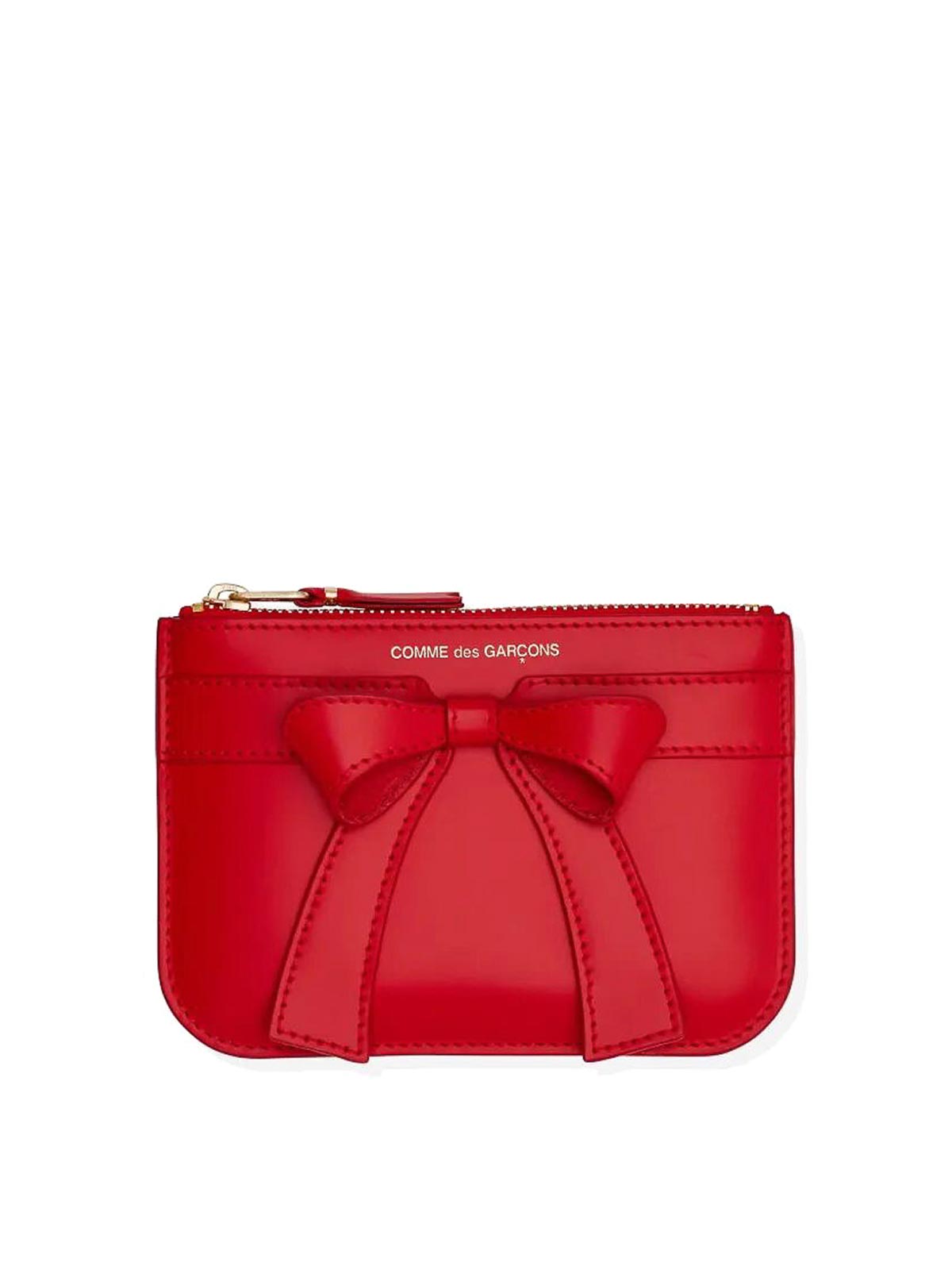 Comme Des Garcons Portefeuilles - Rouge
