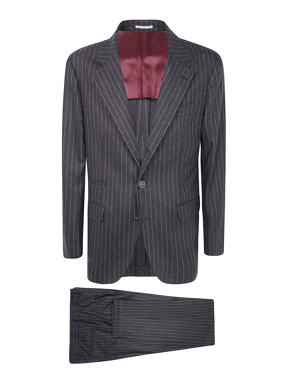Brunello Cucinelli Costume De Cérémonie - Gris