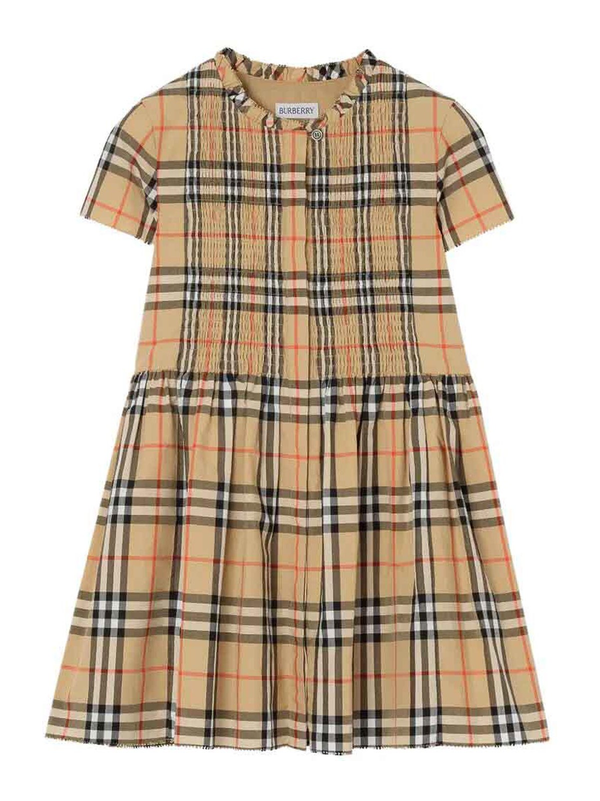 Burberry Robe Courte - Blanc