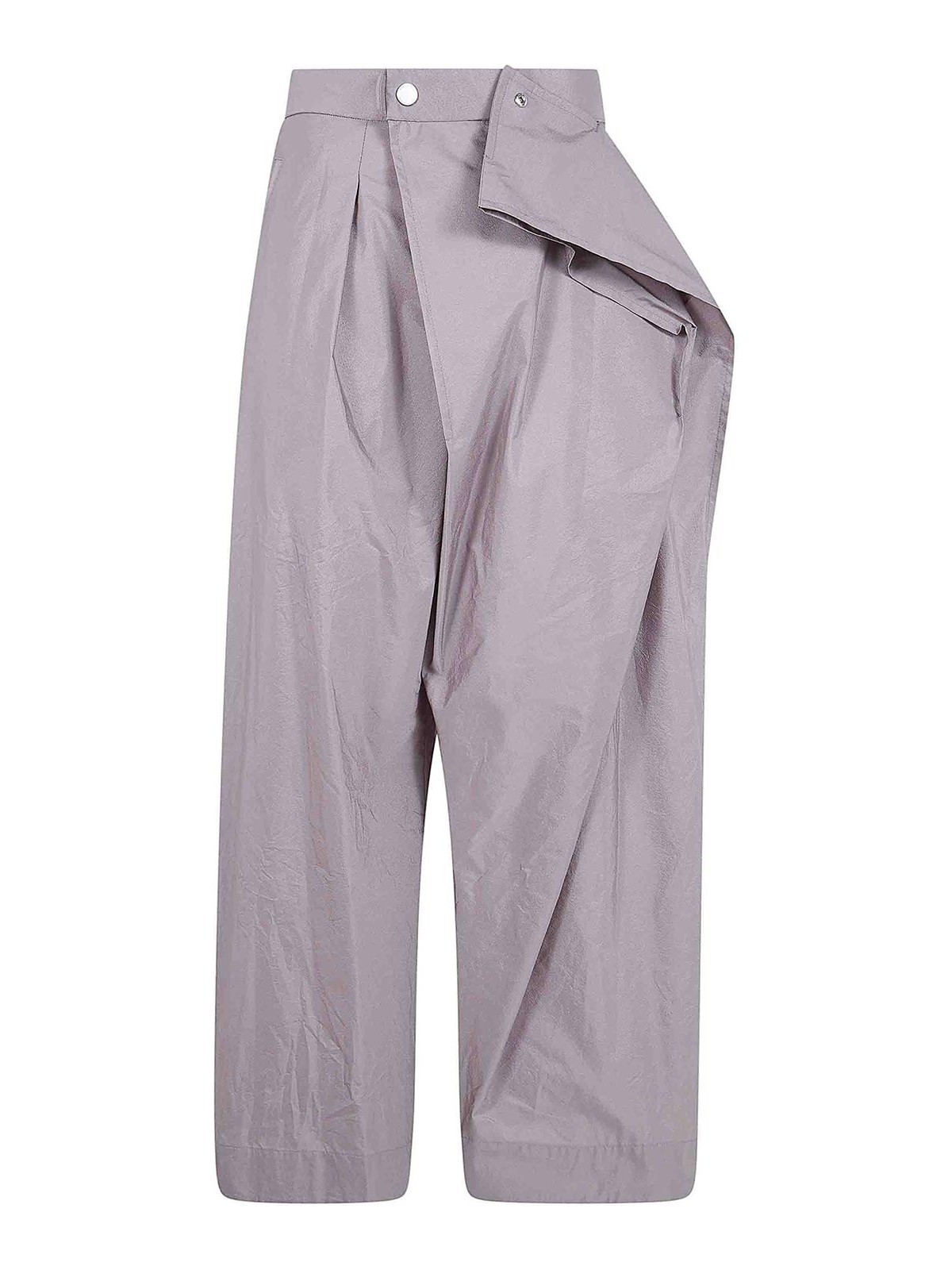 Issey Miyake Pantalons Décontractés - Gris
