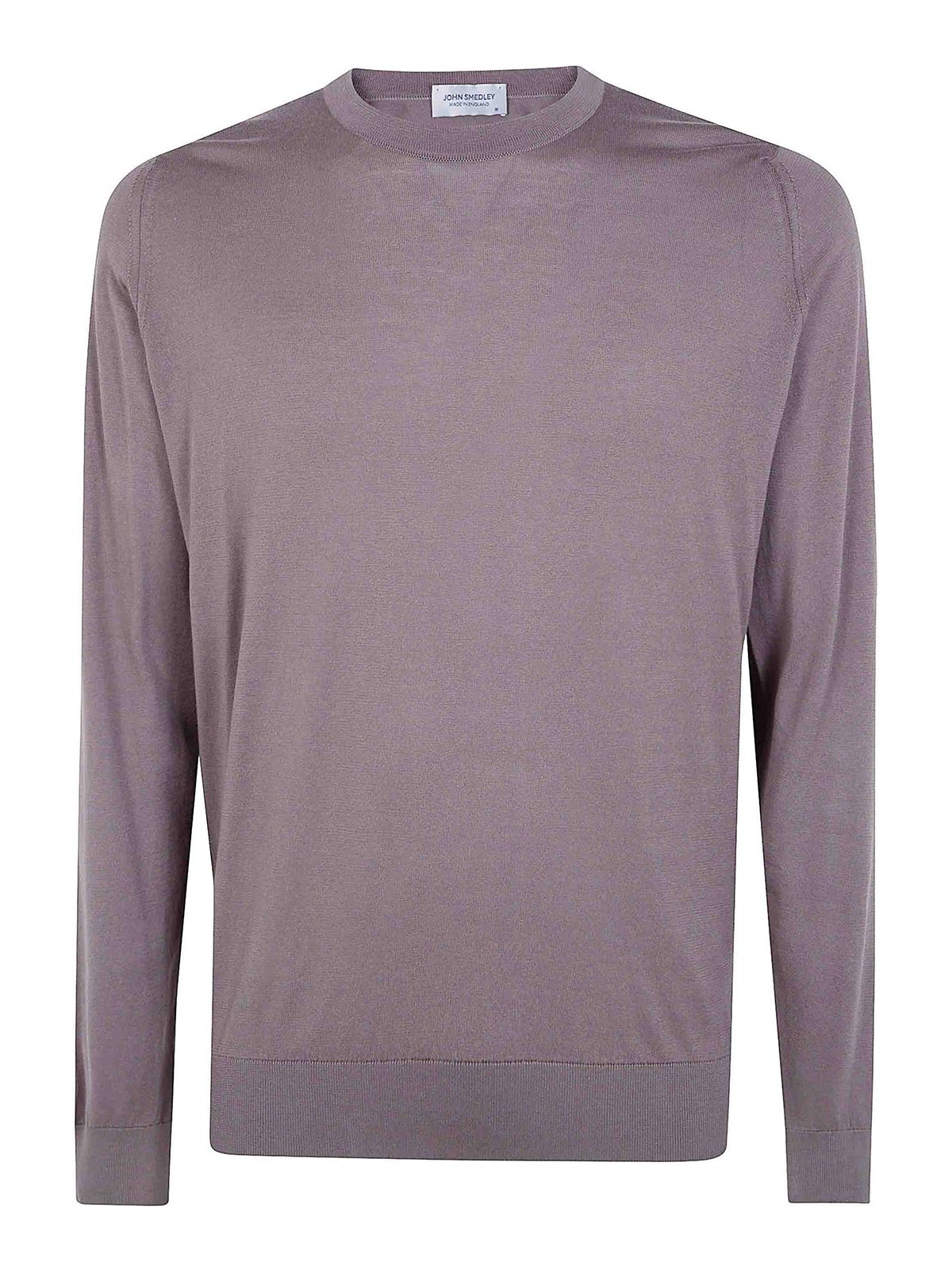 John Smedley Pull Col Rond - Marron