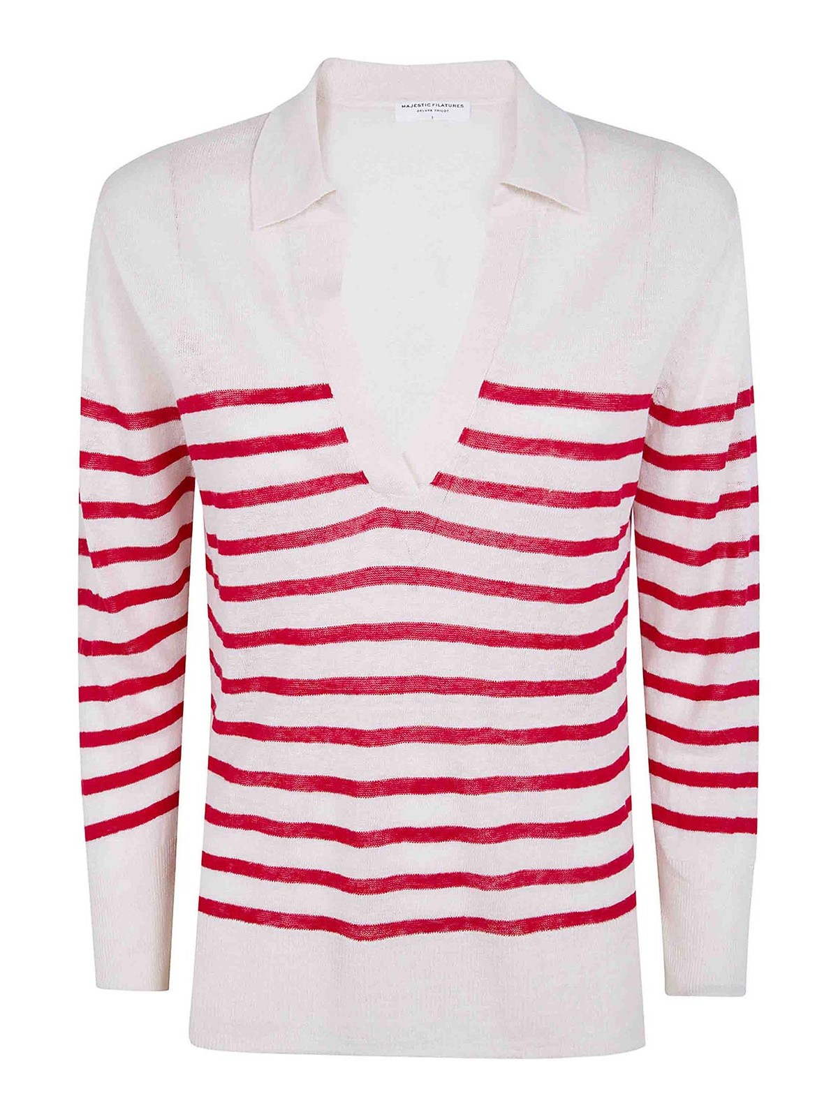 Majestic Filatures Polo - Rouge
