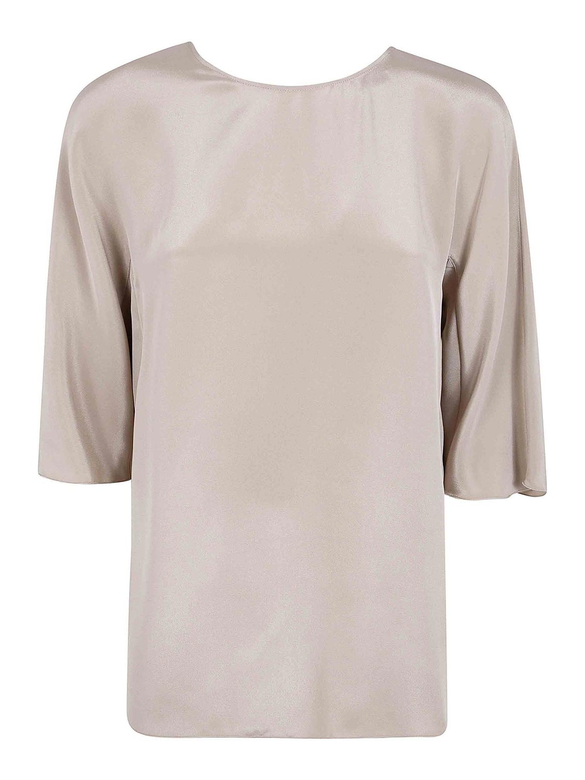 Max Mara Gattini Tunic Shirt In Nude & Neutrals