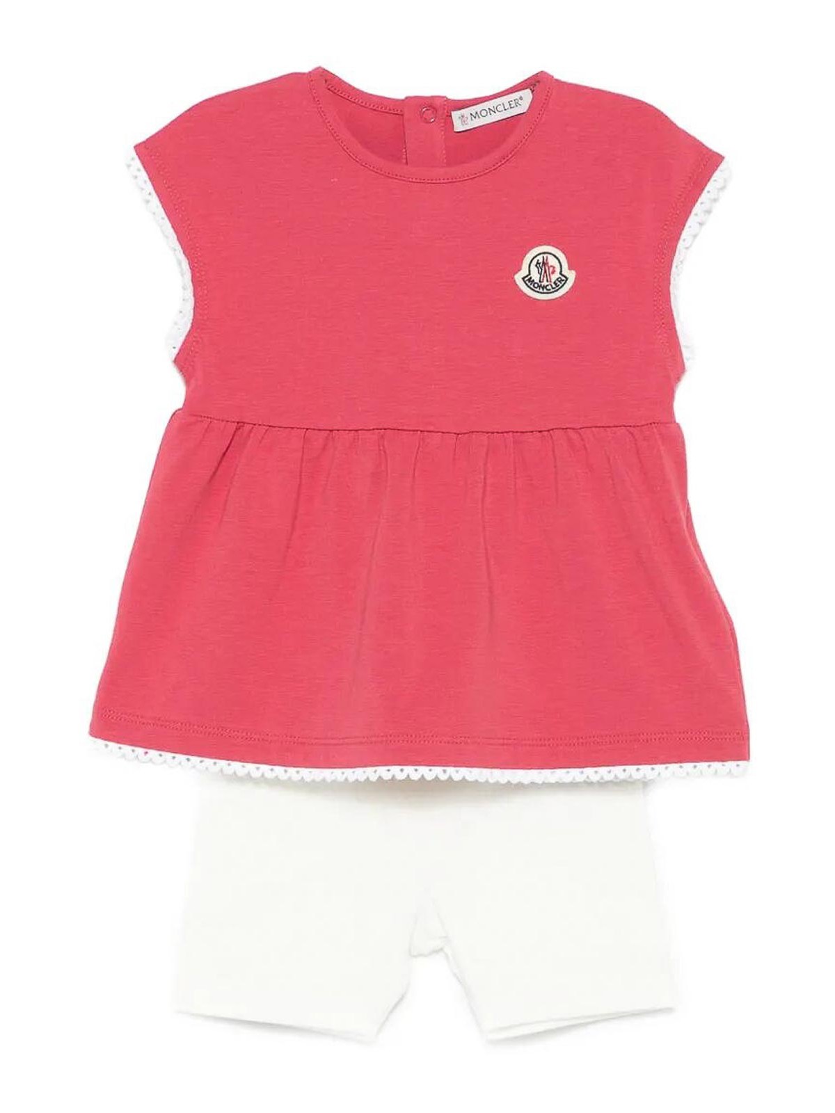 Moncler Pull Col Rond - Rouge