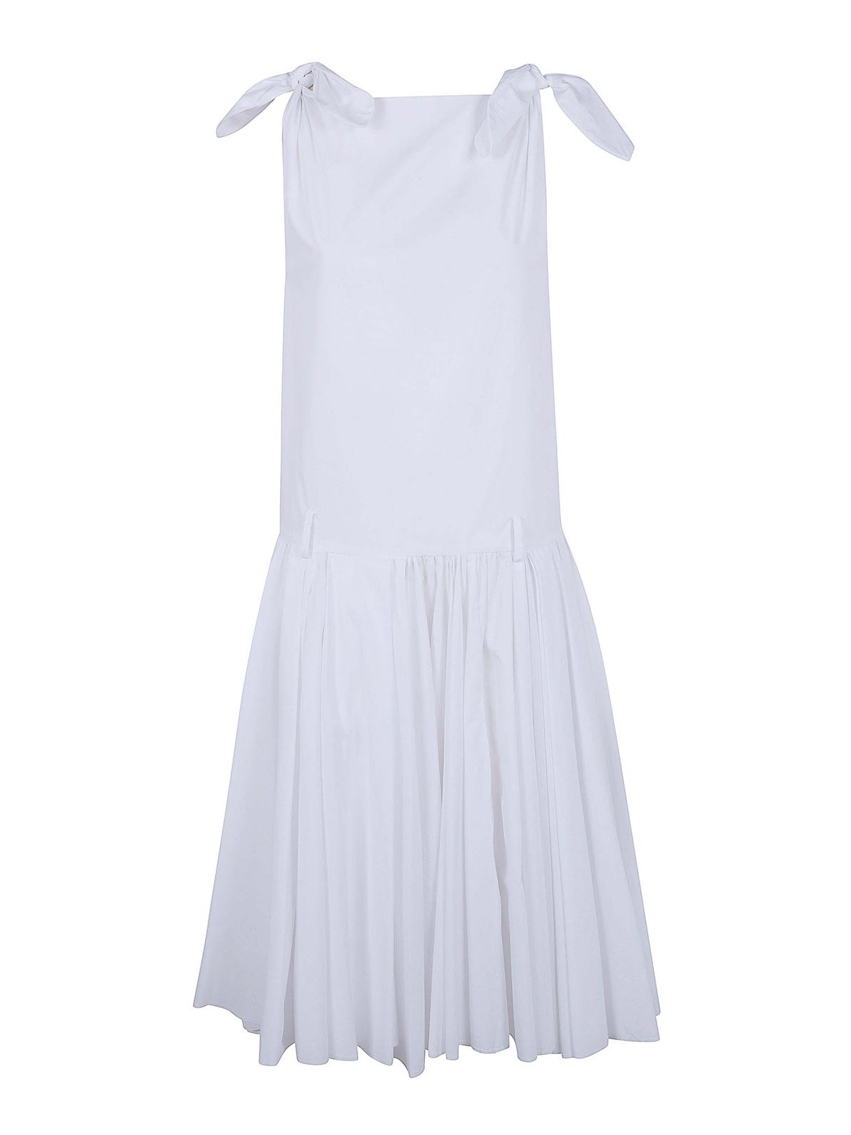N°21 Robe Au Genou - Blanc