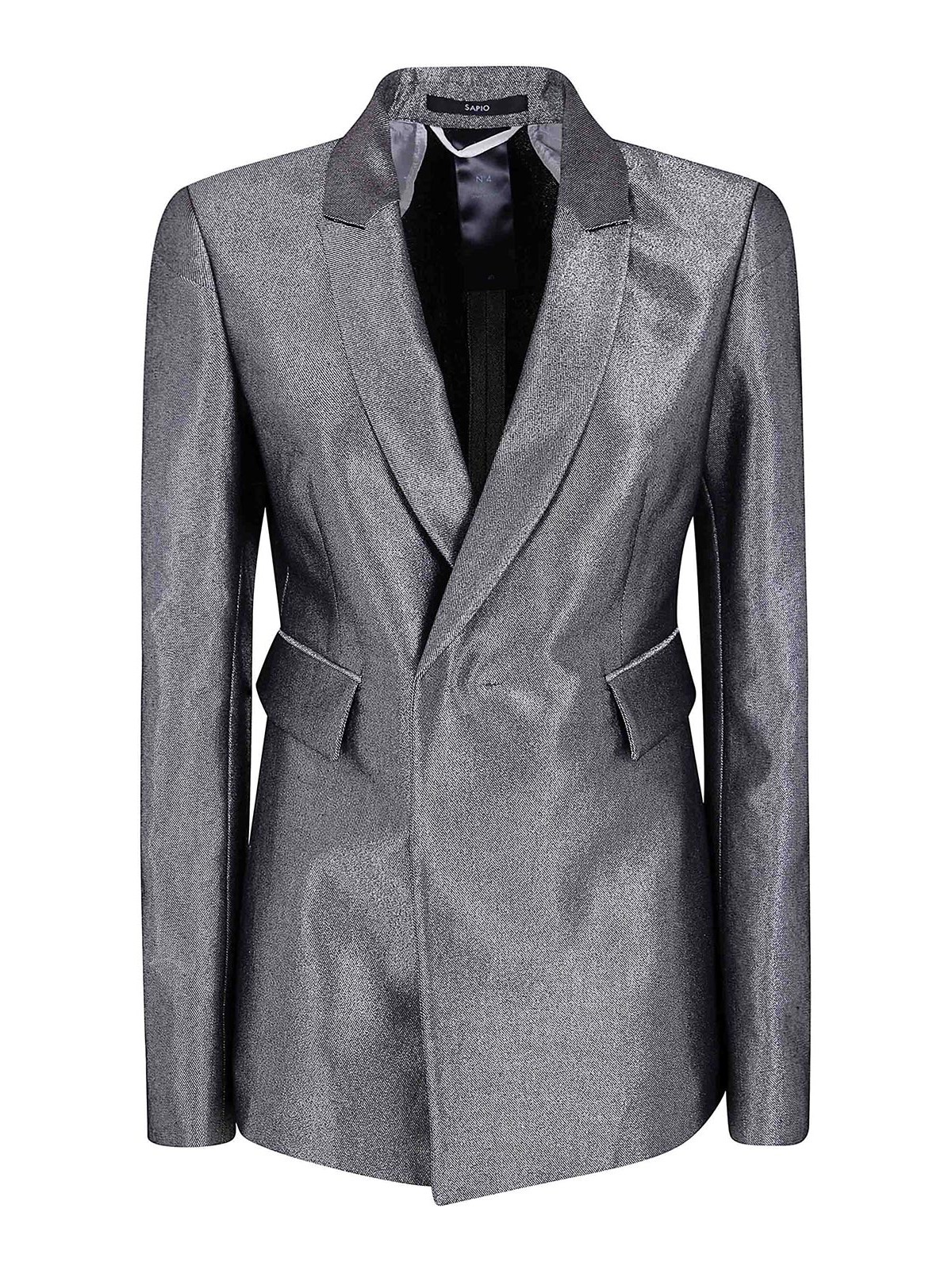 Sapio Veste En Jean - Gris