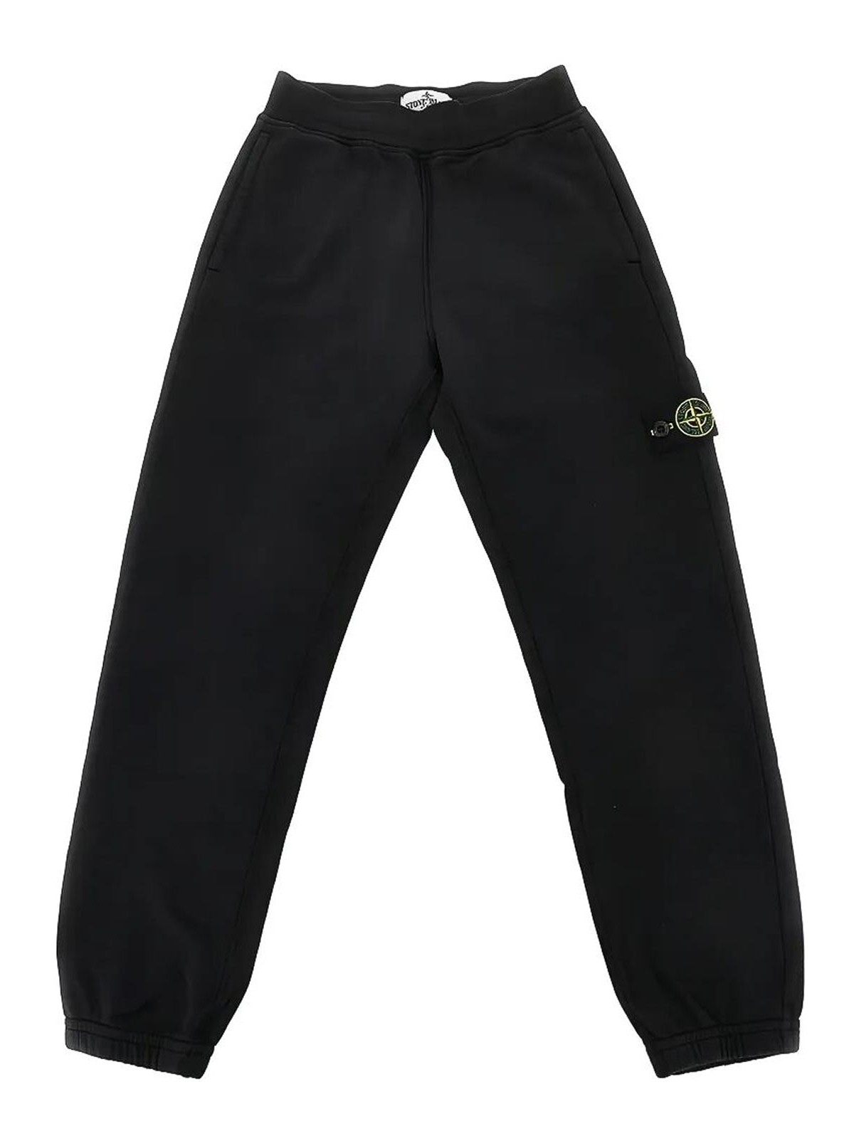 Stone Island Junior Pantalons Décontractés - Noir