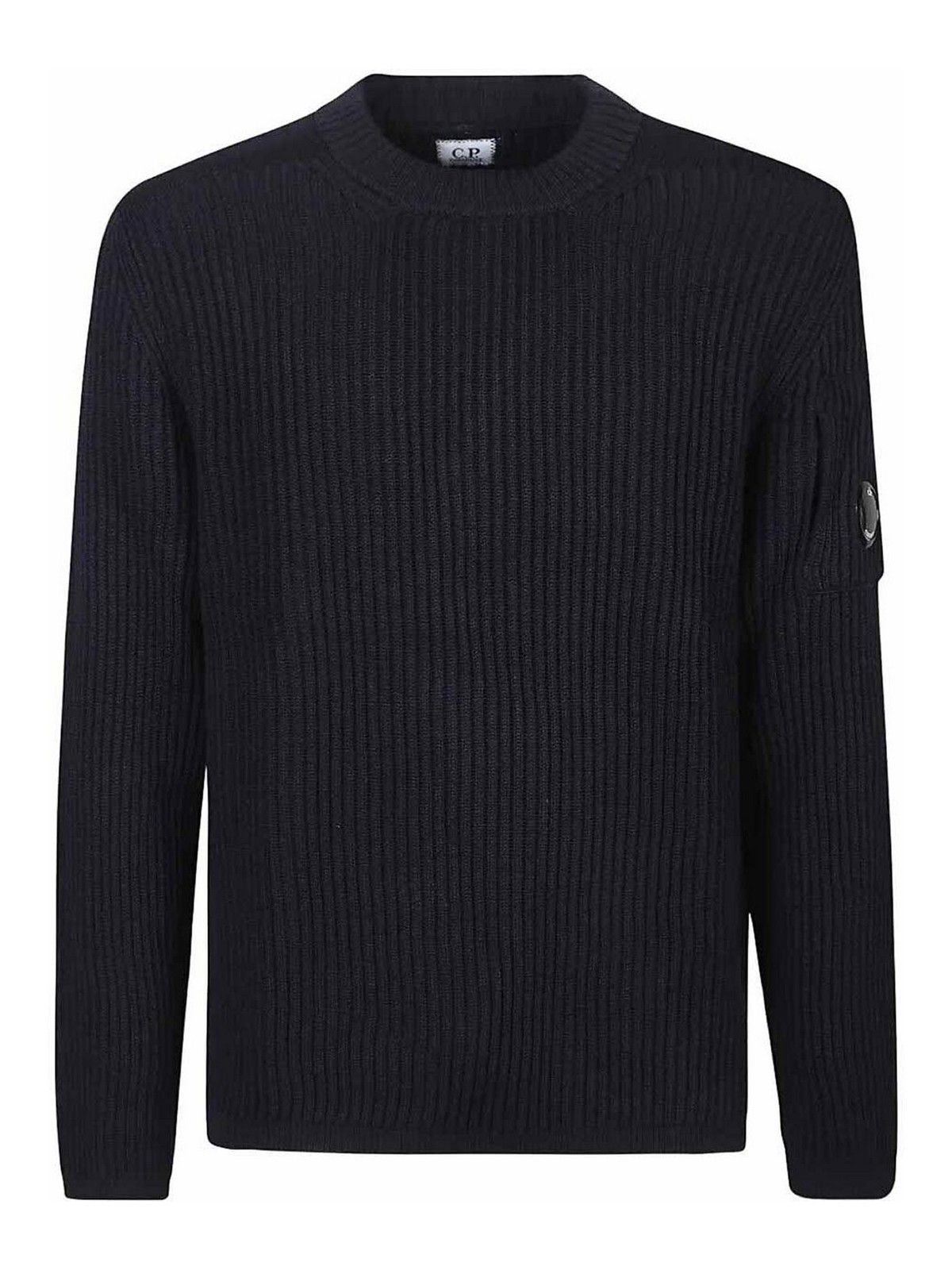C. P. Company Pull Col Rond - Noir