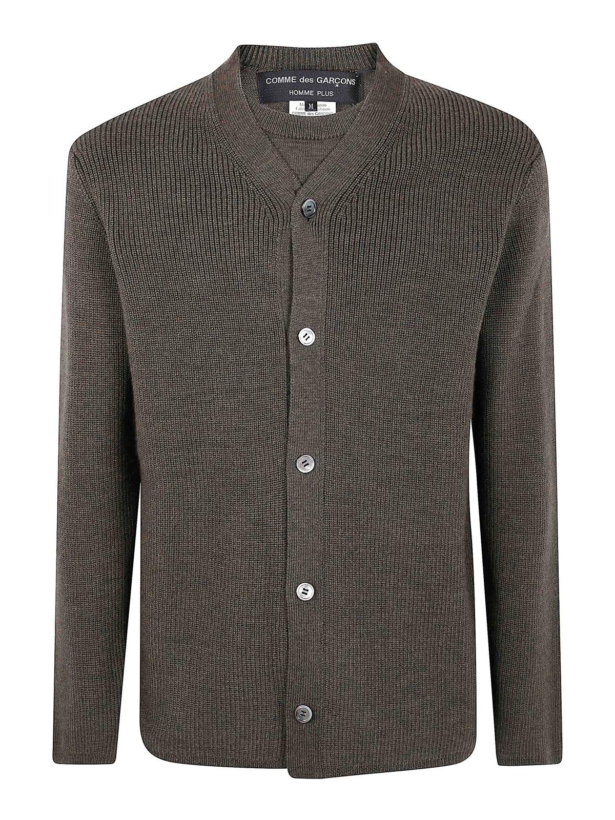 Comme Des Garcons Hommes Plus Cardigan - Vert