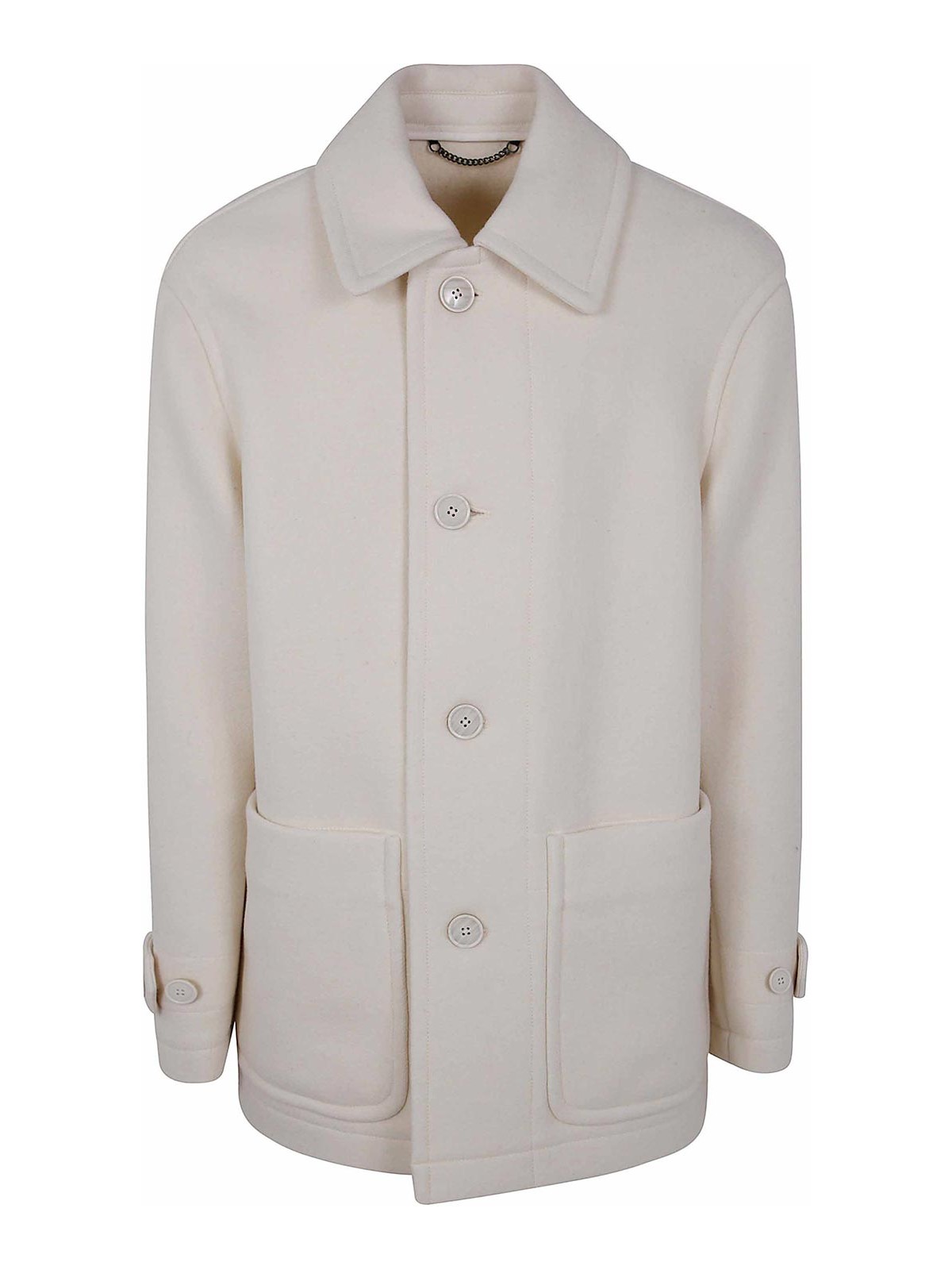 Dries Van Noten Manteau Long - Blanc