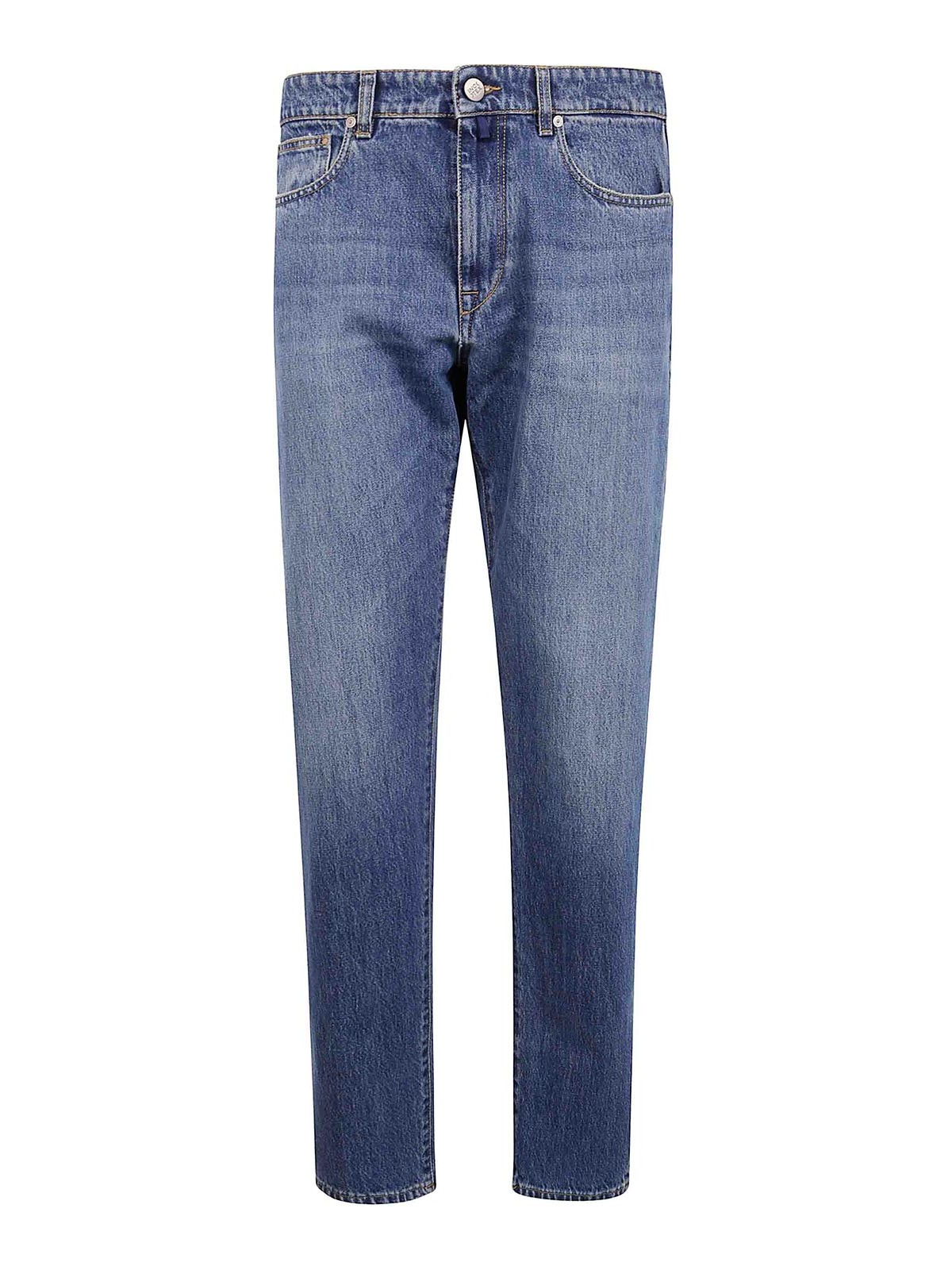 Incotex Blue Division Jean Droit - Gris