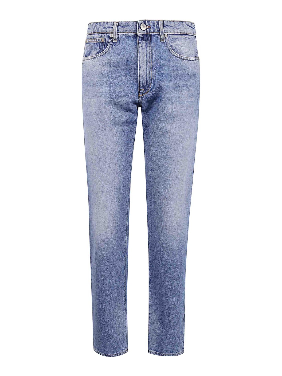 Incotex Blue Division Jean Droit - Gris
