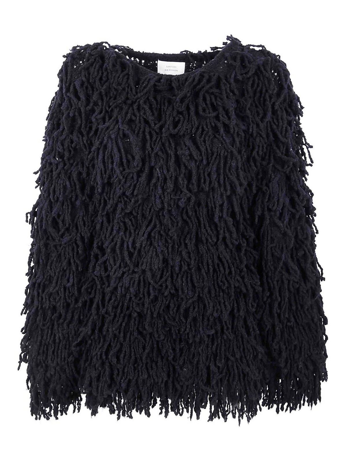 Loulou Studio Pull Col Rond - Noir
