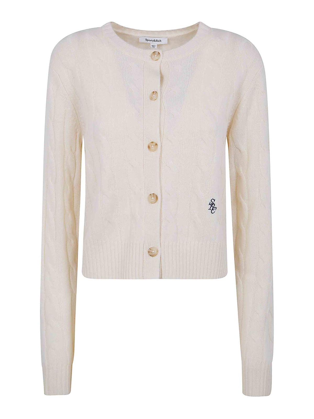 Sporty & Rich Cardigan - Couleur Chair