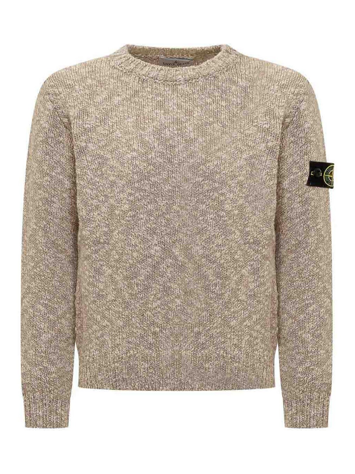 Stone Island Junior Pull Col Rond - Couleur Chair