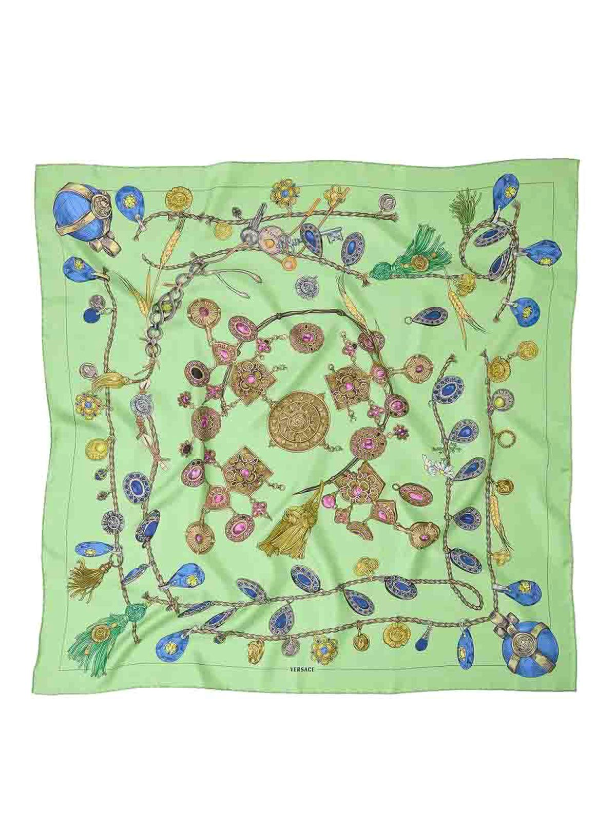 Versace Étole - Vert