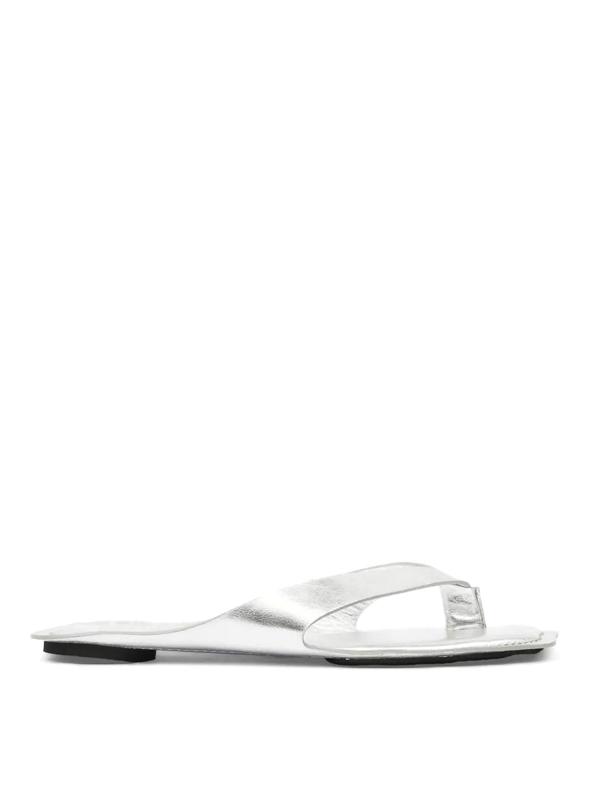 MM6 Maison Margiela Ballerines - Métallique