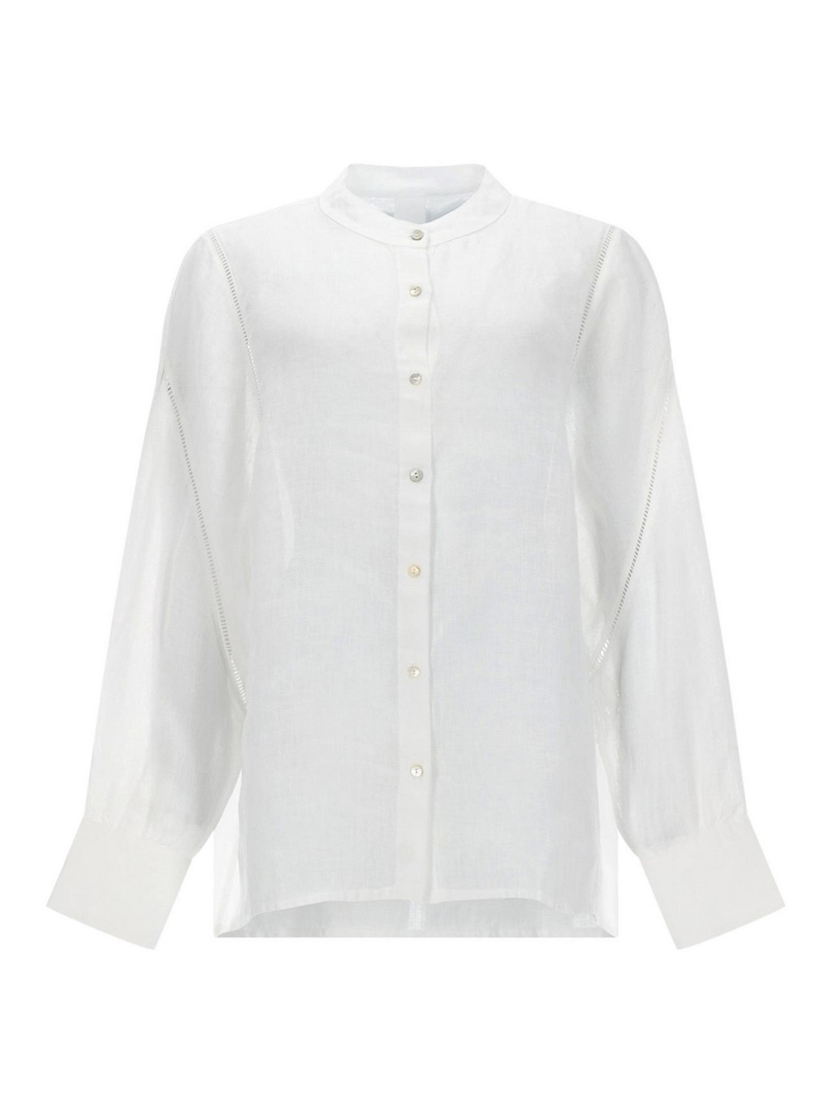 120% Lino Chemise - Blanc